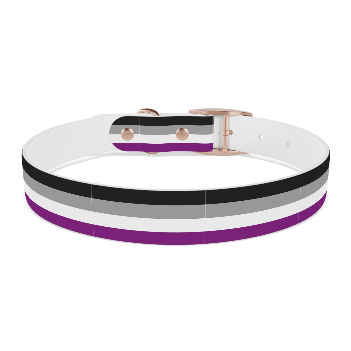 Asexual Pride Flag Dog Collar