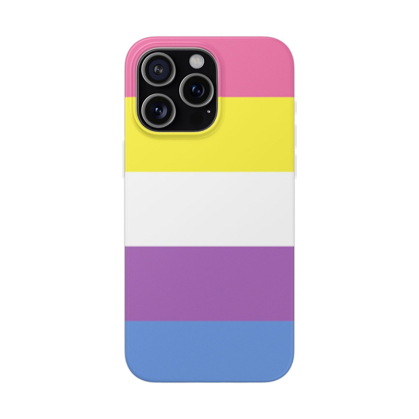 Bigender Pride Flag iPhone Flexi Case - Multiple Generations