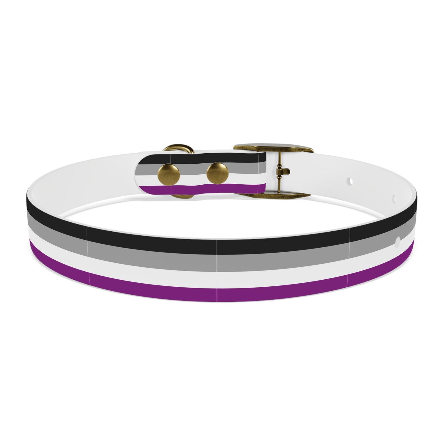 Asexual Pride Flag Dog Collar