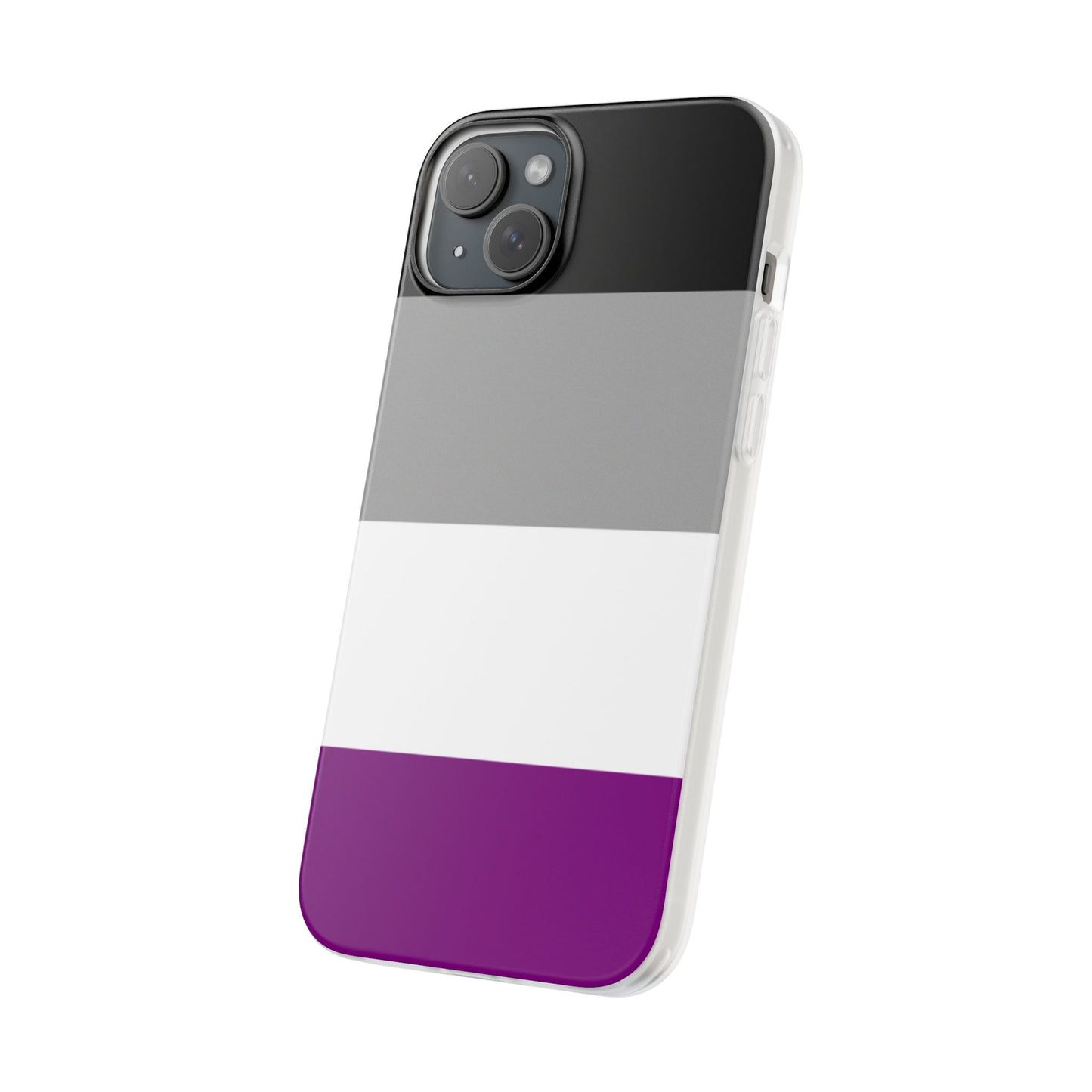 Asexual Pride Flag iPhone Flexi Case - Multiple Generations