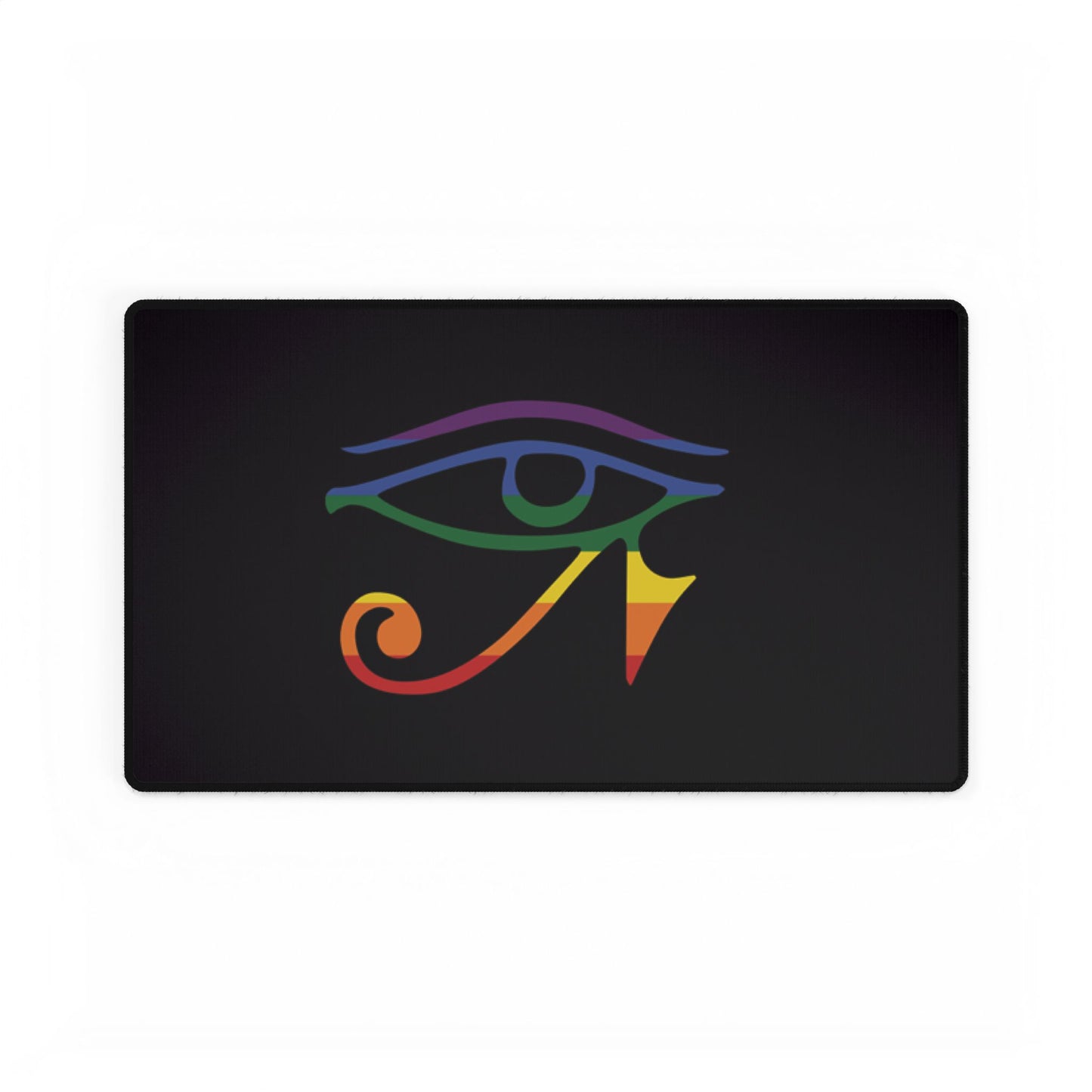 Gay Goth Pride Flag Desk Mat