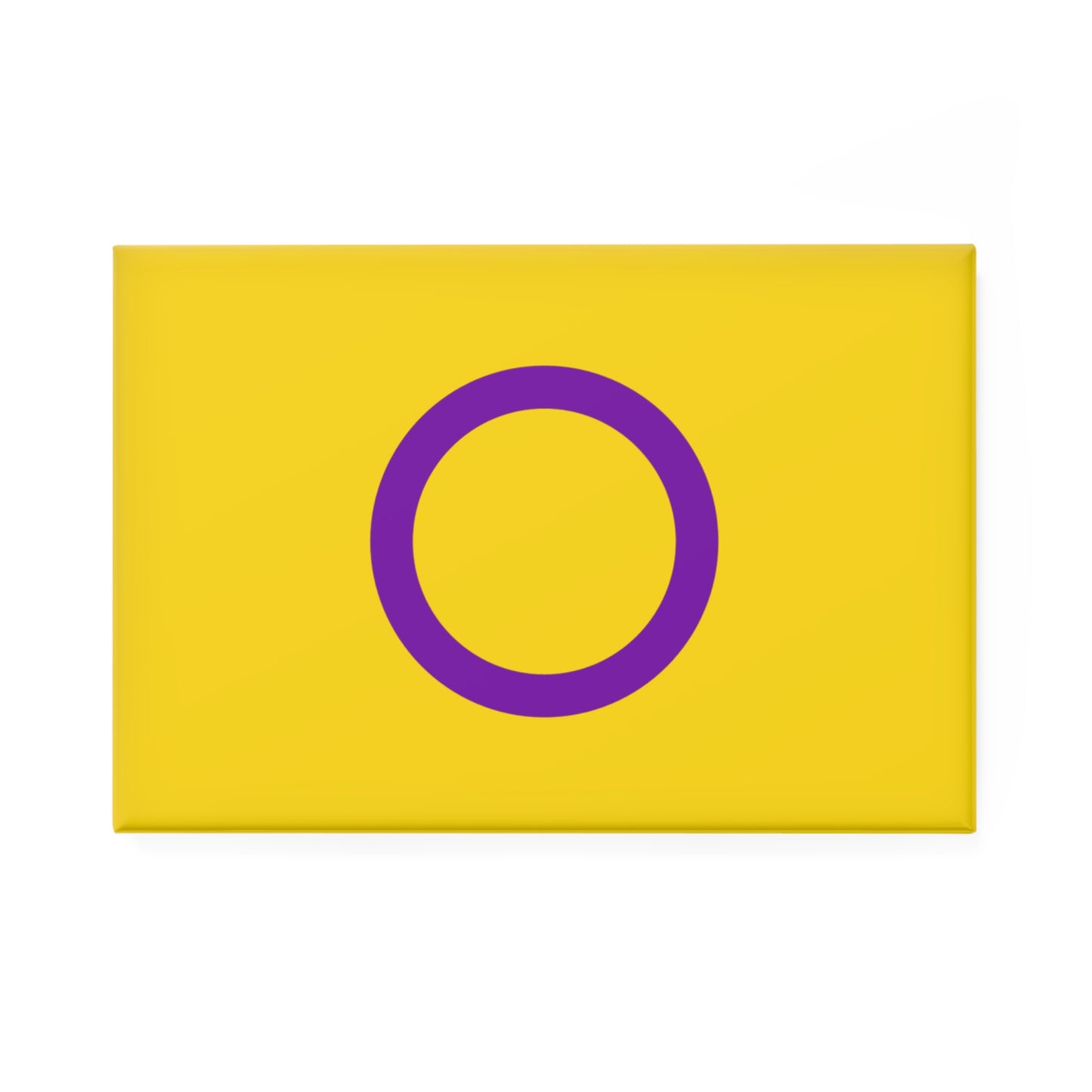 Intersex Pride Flag Rectangle Magnet