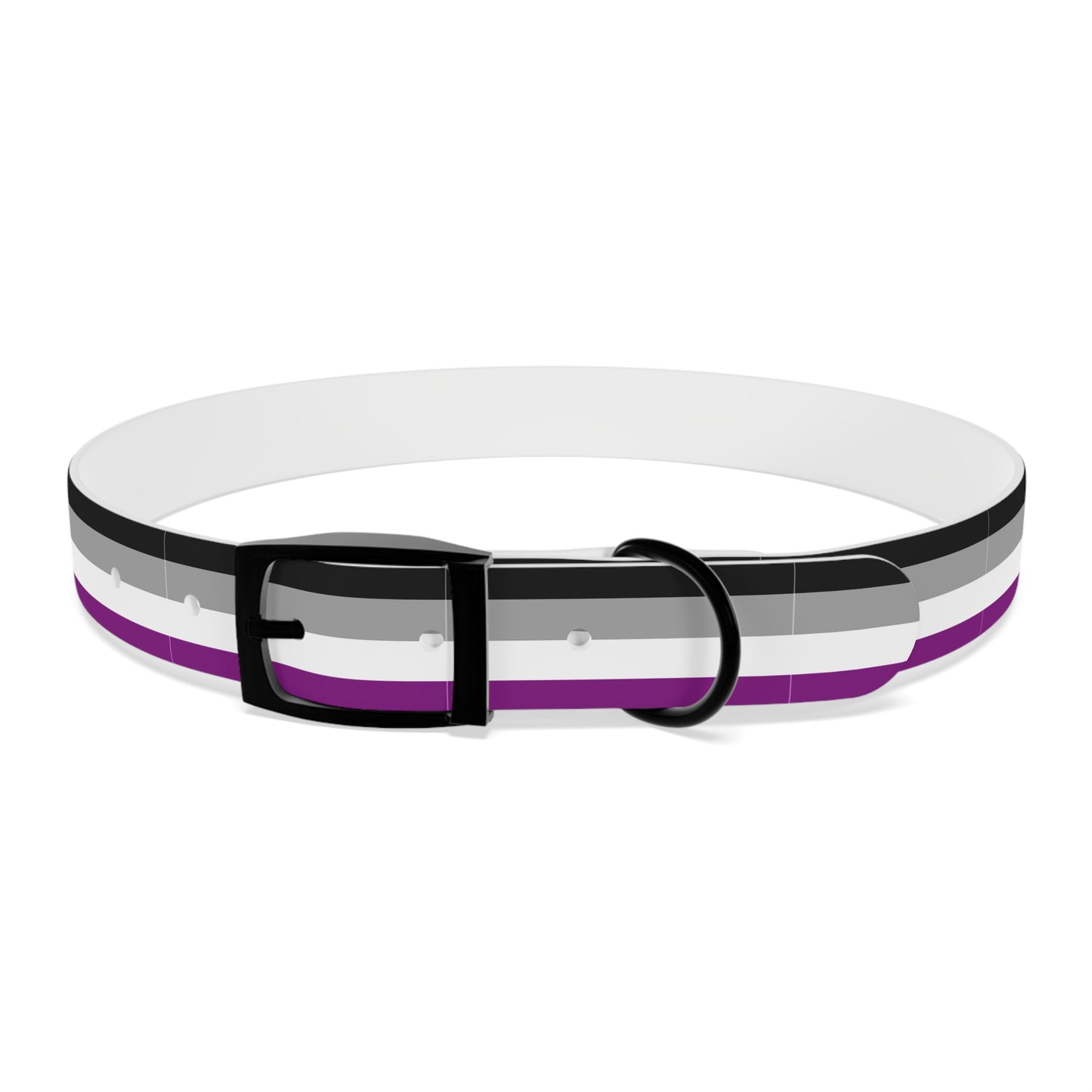 Asexual Pride Flag Dog Collar