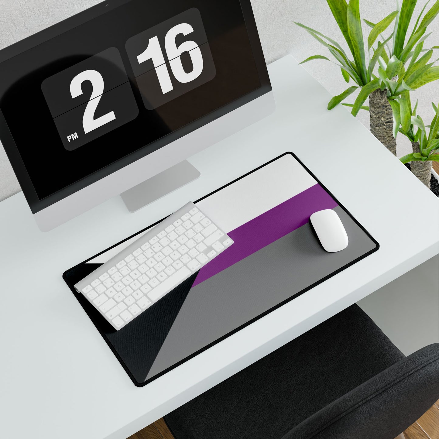 Demisexual Pride Flag Desk Mat - Multiple Sizes