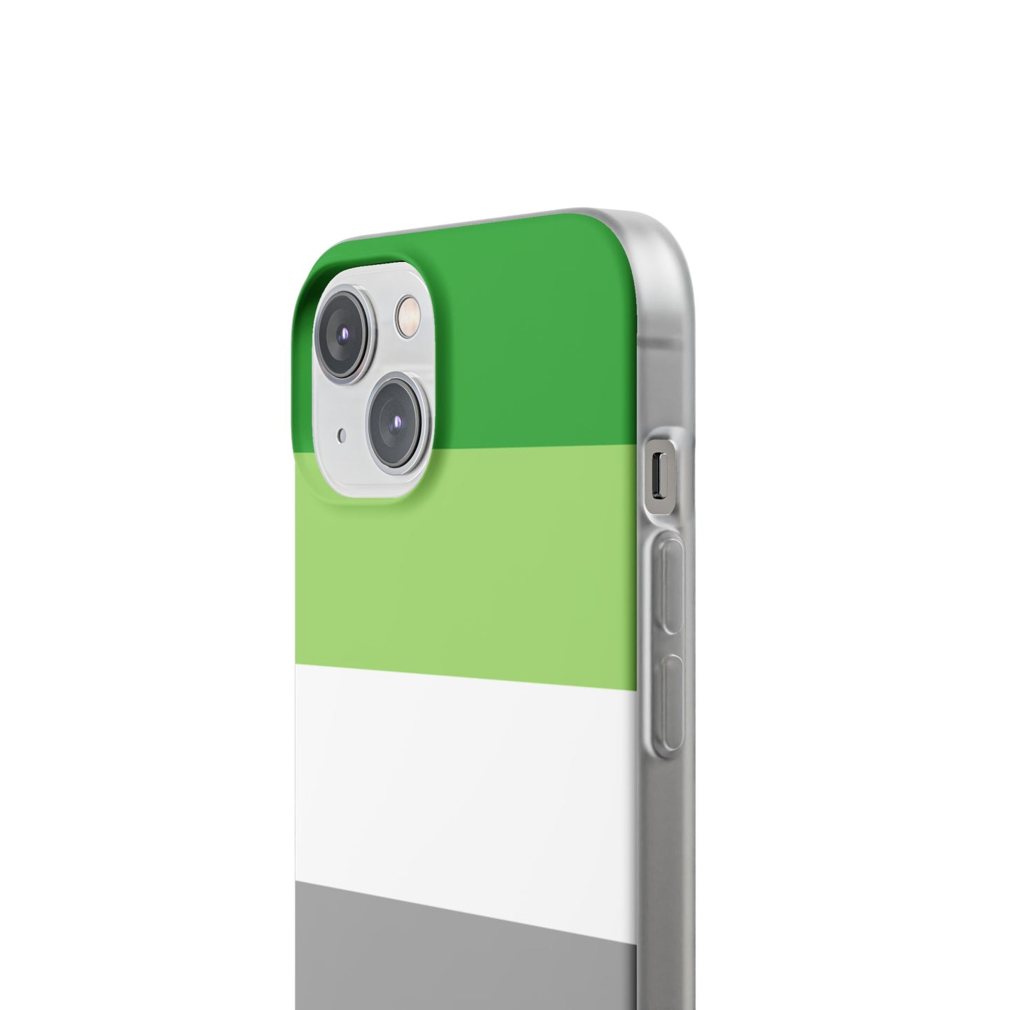 Aromantic Pride Flag iPhone Flexi Case - Multiple Generations