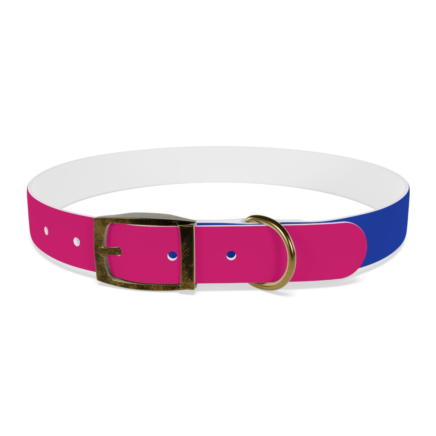 Bisexual Pride Flag Dog Collar