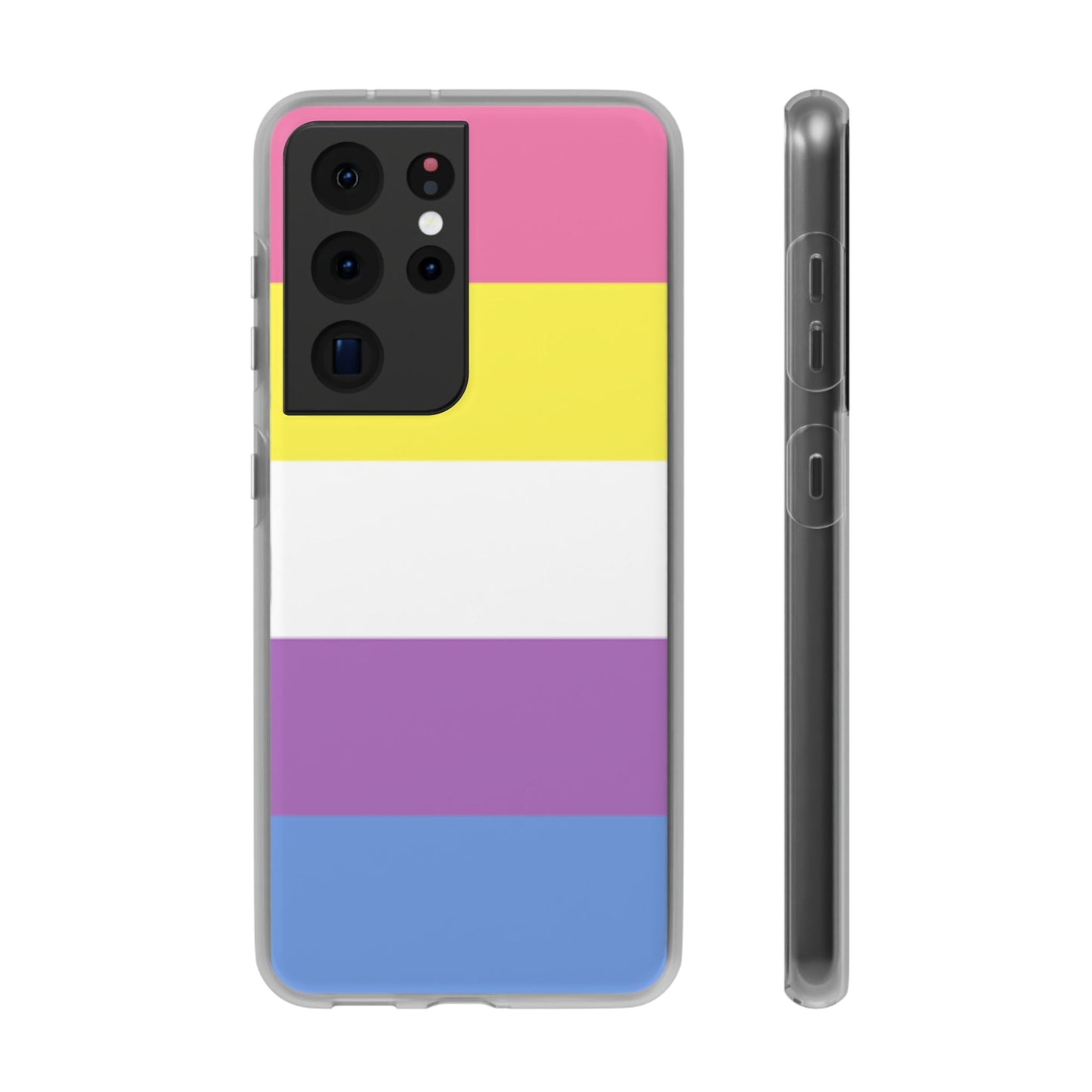 Bigender Pride Flag Samsung Flexi Case - Multiple Generations