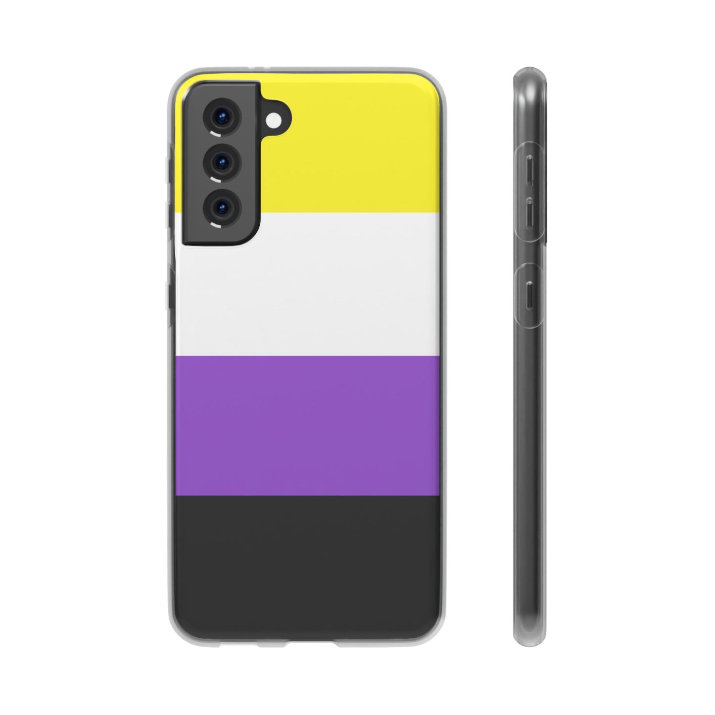 Non-Binary Pride Flag Samsung Flexi Case - Multiple Generations