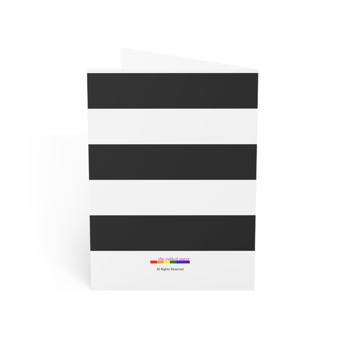 Ally Pride Flag Snowflake Greeting Cards