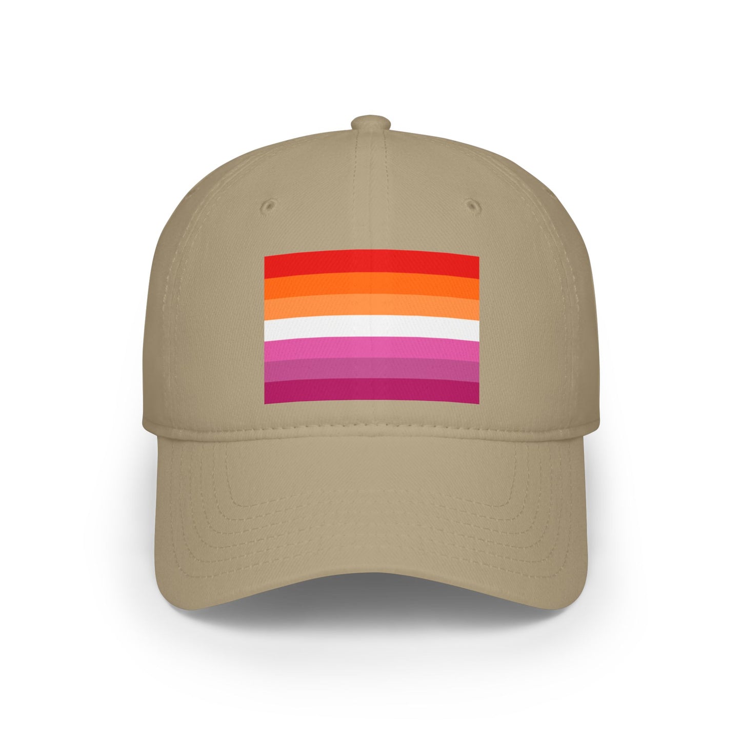 Lesbian Pride Flag Low Profile Baseball Cap