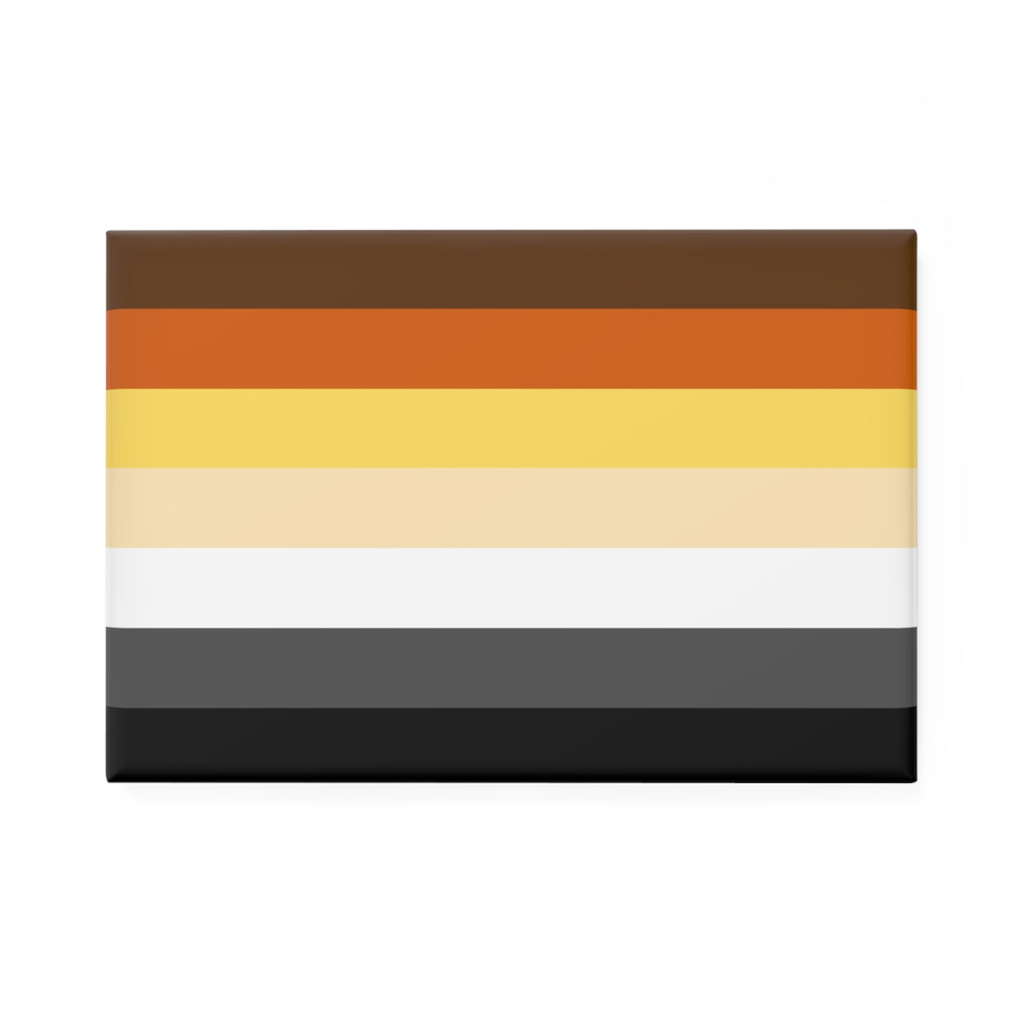 Bear Pride Flag Rectangle Magnet