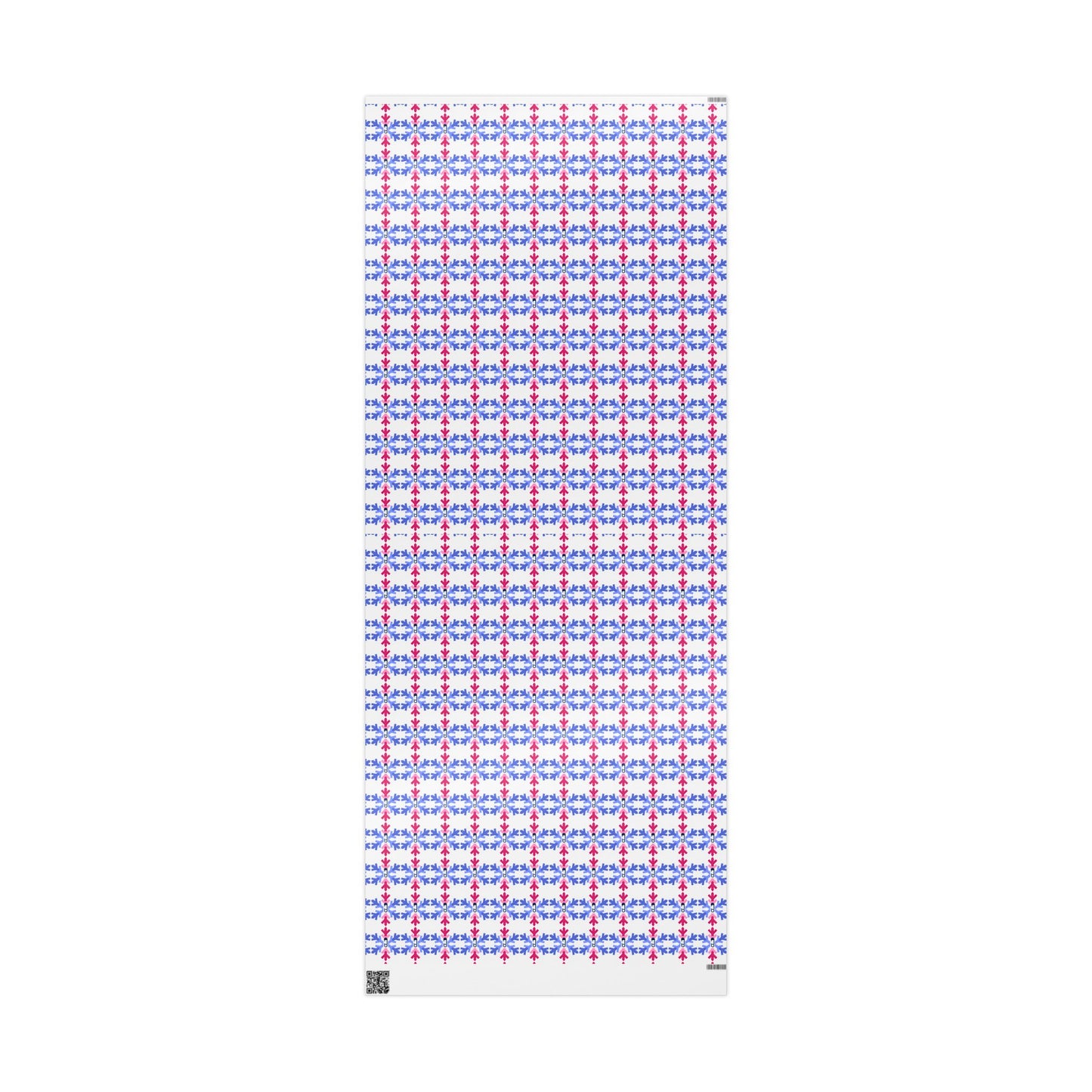 ABDL Pride Flag Snowflake Wrapping Paper - Multiple Sizes/Finishes