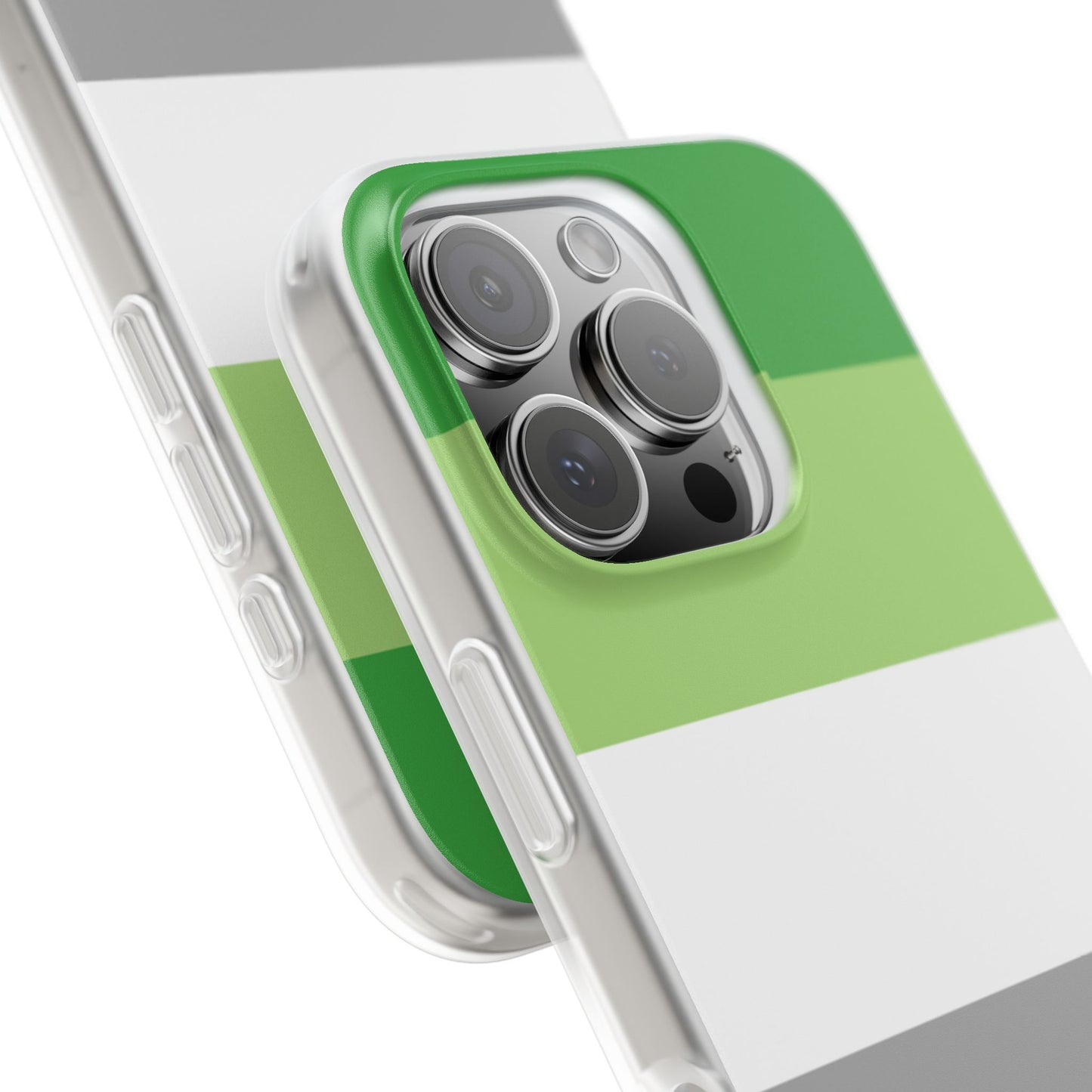 Aromantic Pride Flag iPhone Flexi Case - Multiple Generations