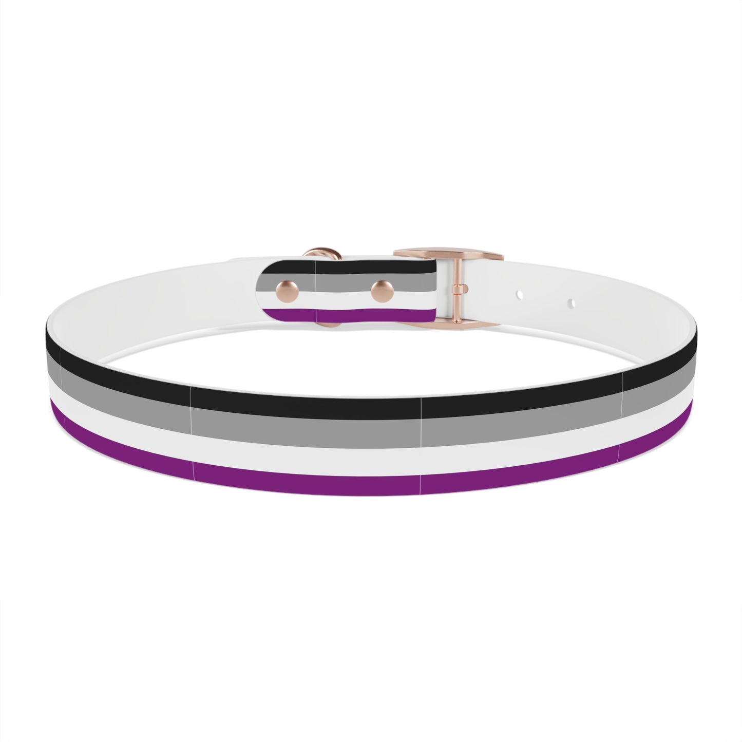 Asexual Pride Flag Dog Collar