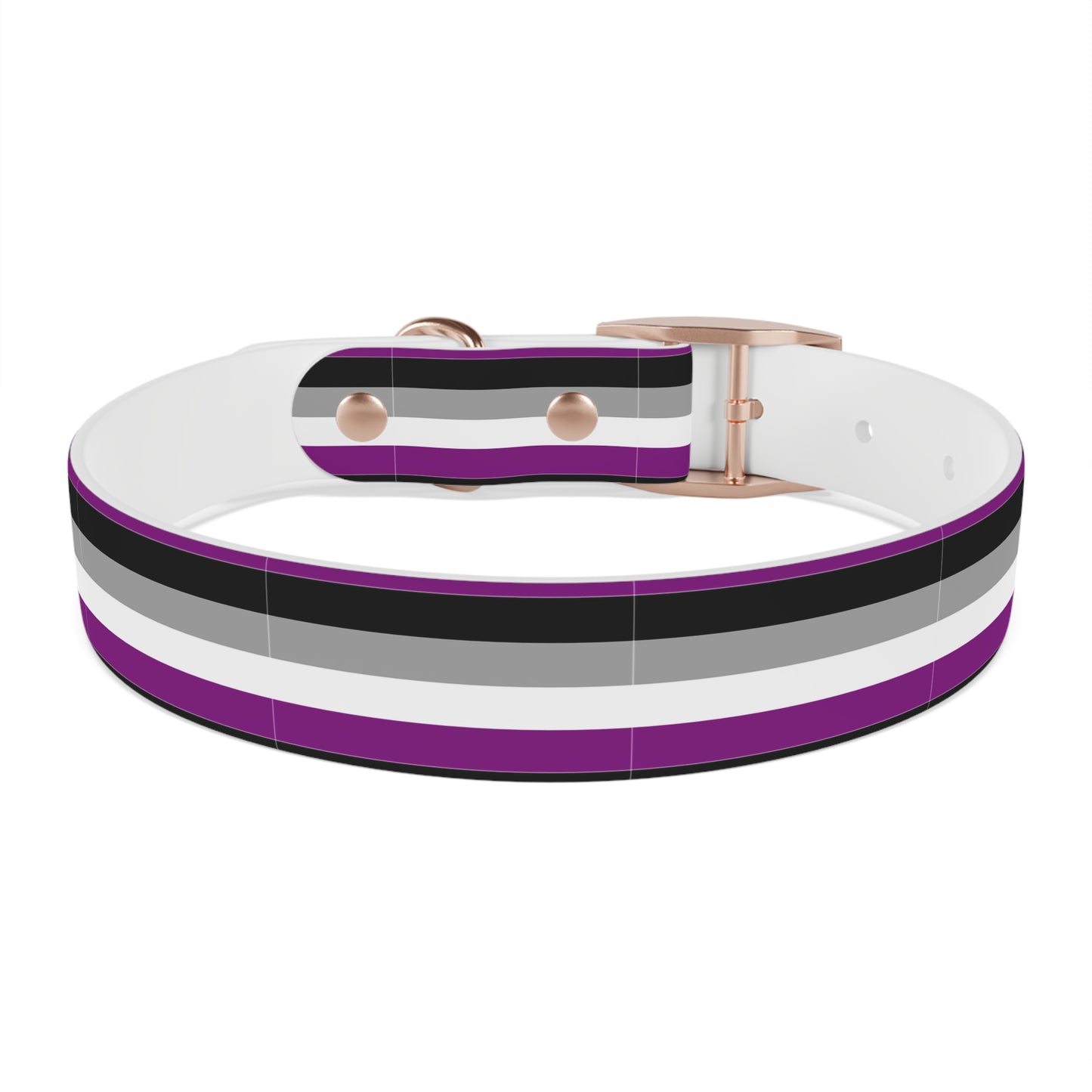 Asexual Pride Flag Dog Collar