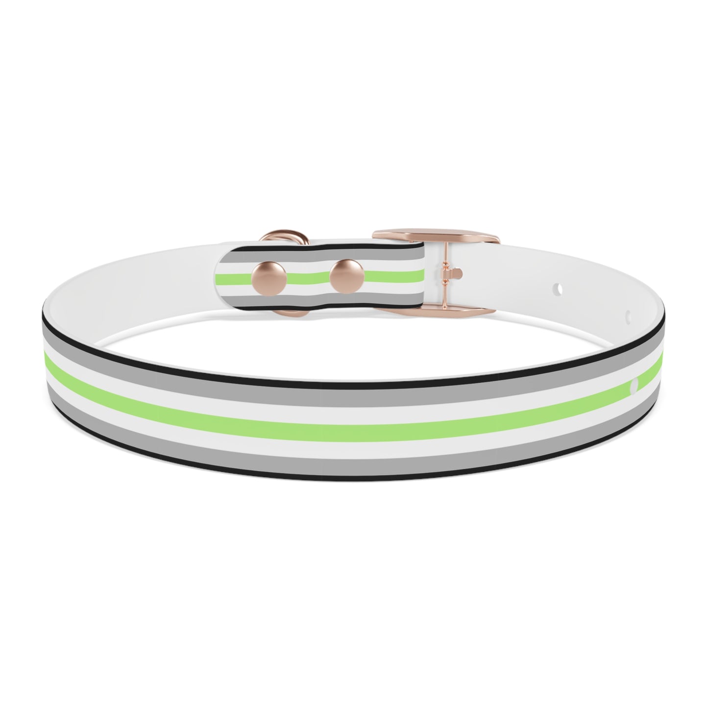 Agender Pride Flag Dog Collar