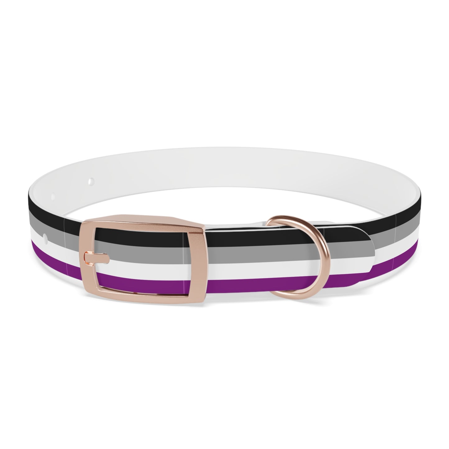 Asexual Pride Flag Dog Collar