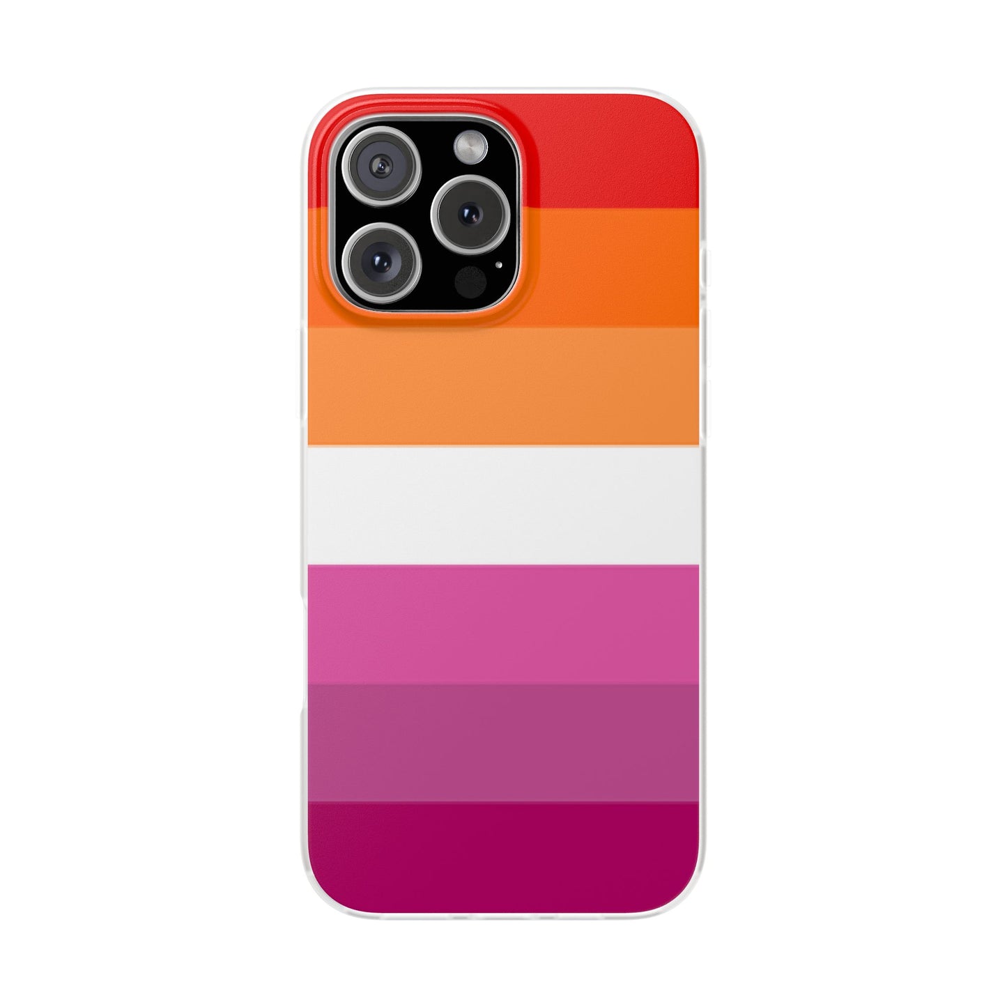Lesbian Pride Flag iPhone Flexi Case - Multiple Generations