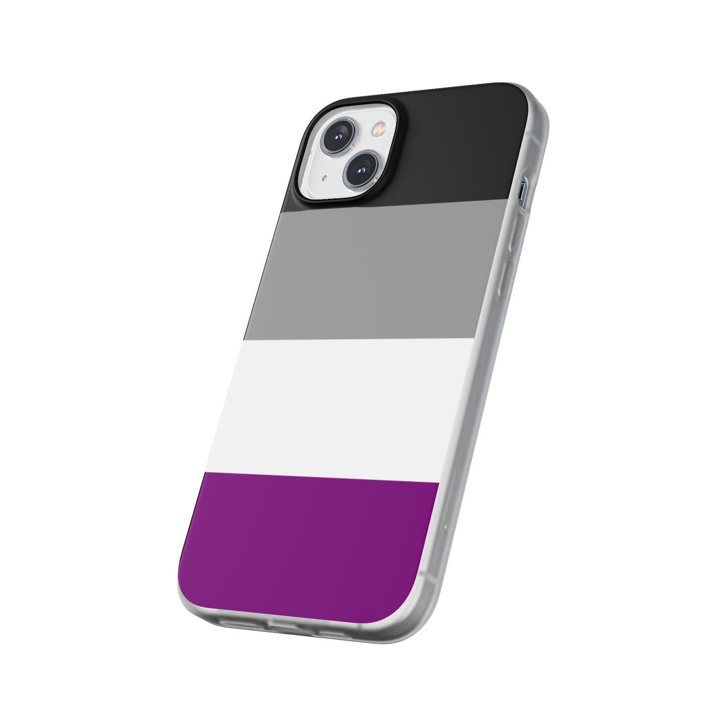 Asexual Pride Flag iPhone Flexi Case - Multiple Generations