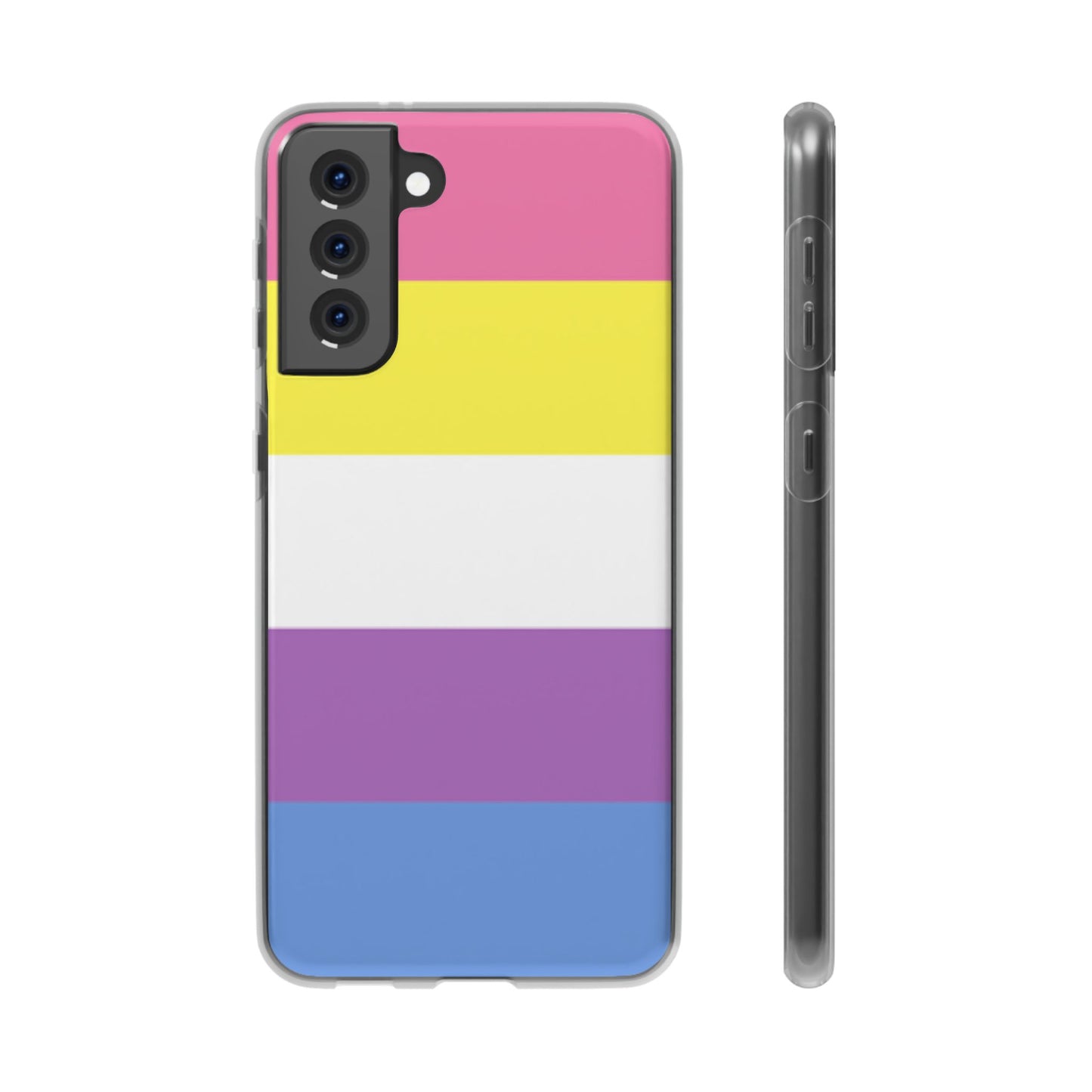 Bigender Pride Flag Samsung Flexi Case - Multiple Generations