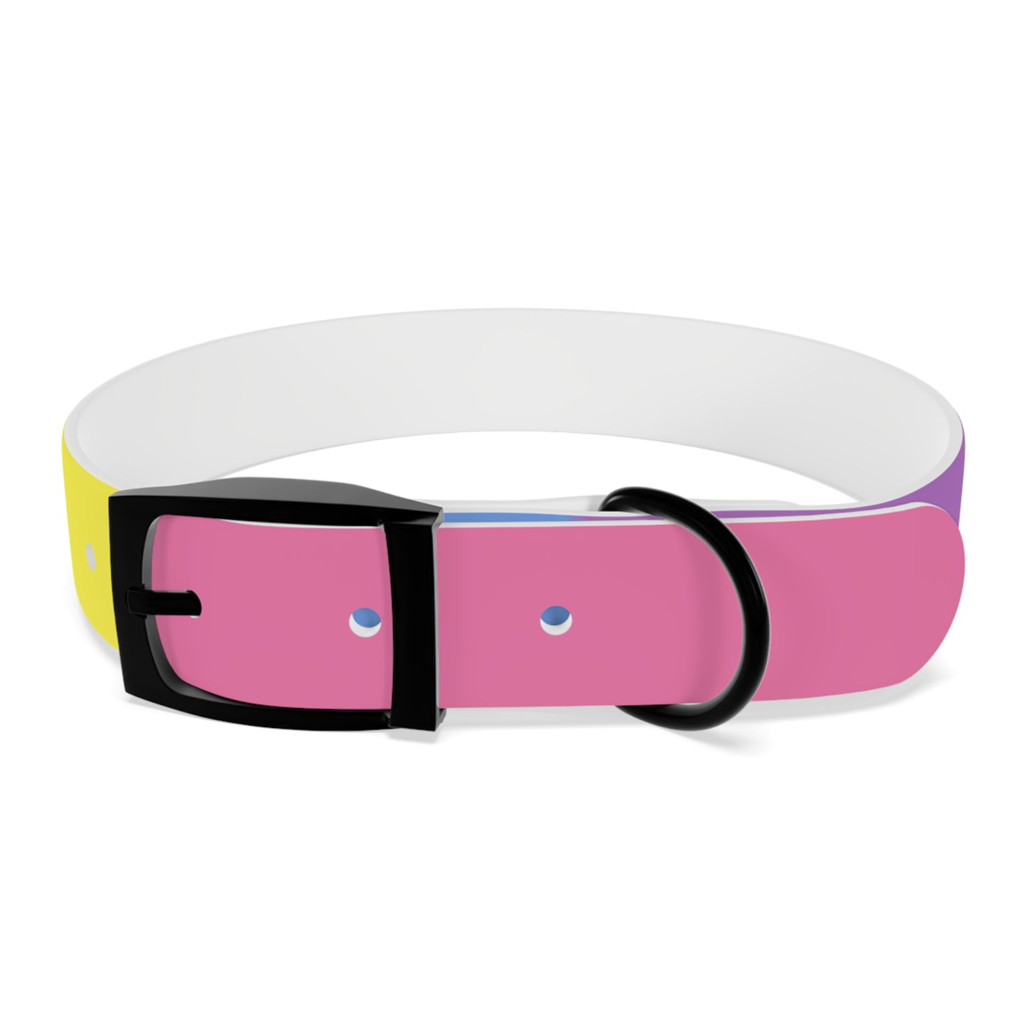 Bigender Pride Flag Dog Collar