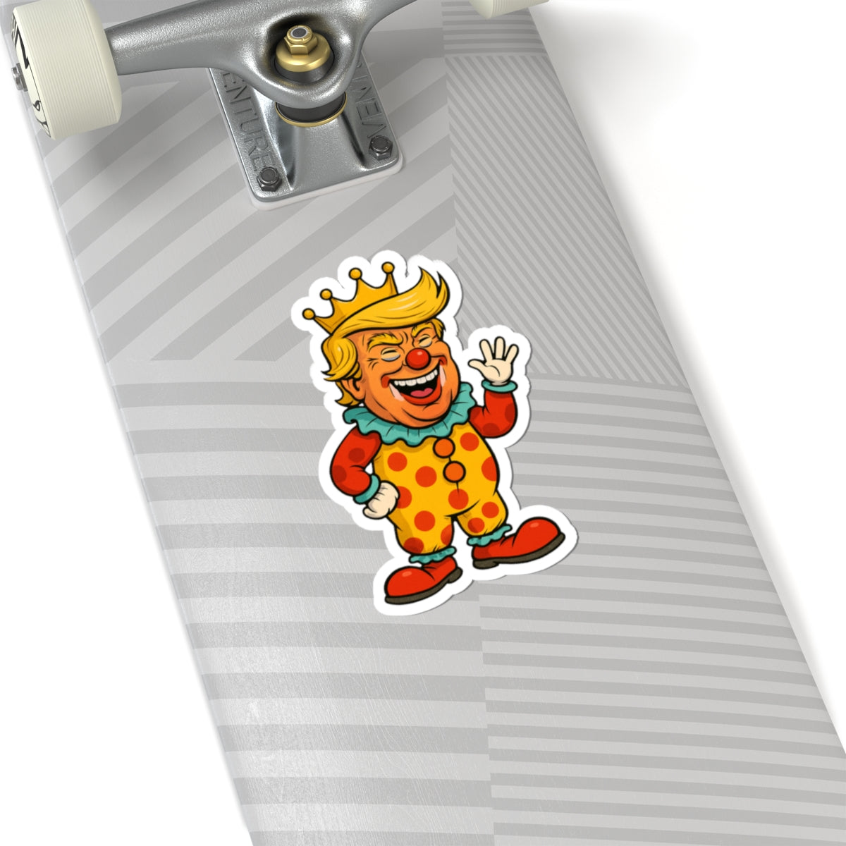The Clown King Kiss-Cut Sticker