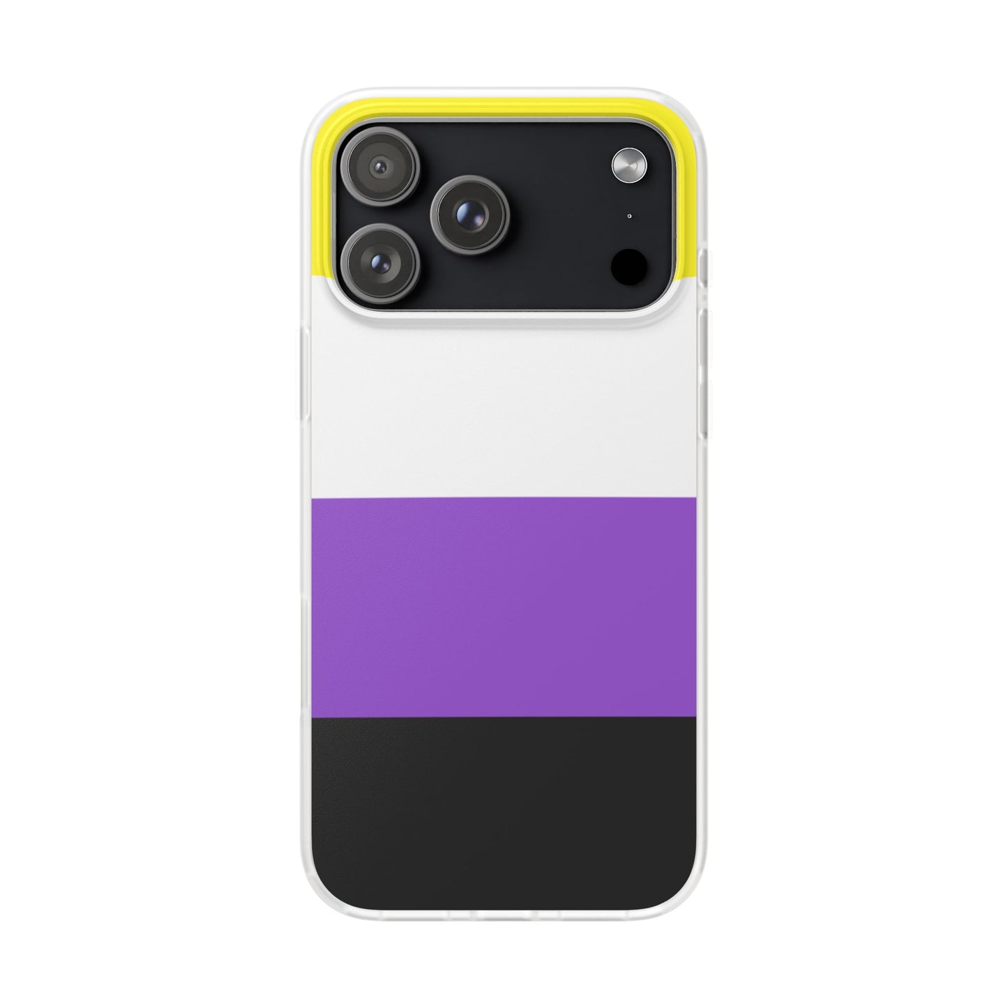Non-Binary Pride Flag iPhone Flexi Case - Multiple Generations