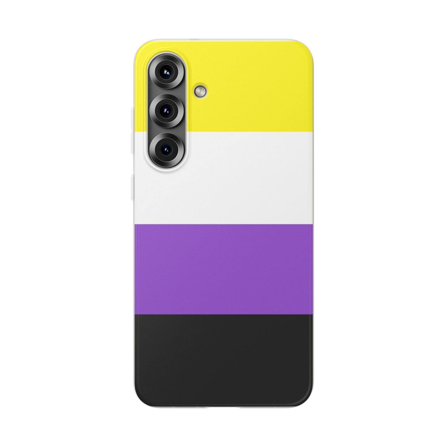 Non-Binary Pride Flag Samsung Flexi Case - Multiple Generations