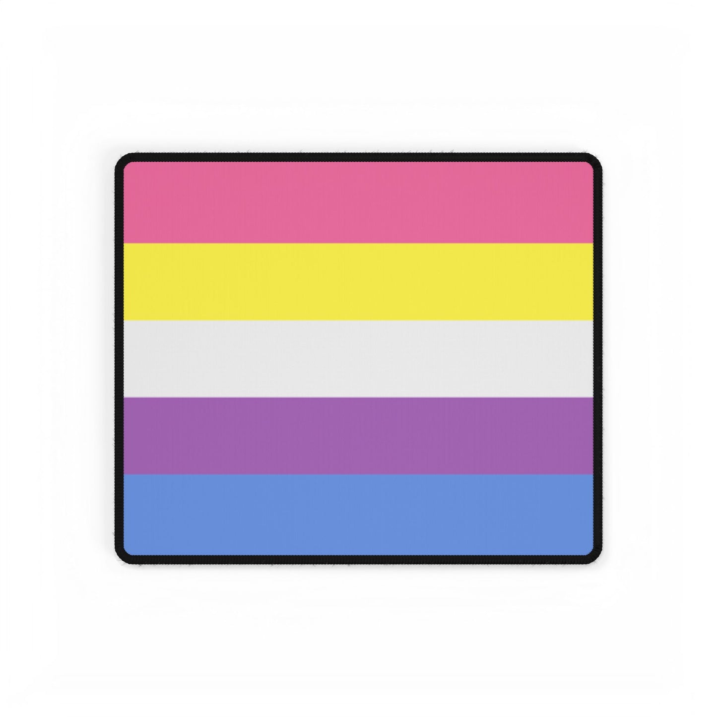 Bigender Pride Flag Desk Mat - Multiple Sizes