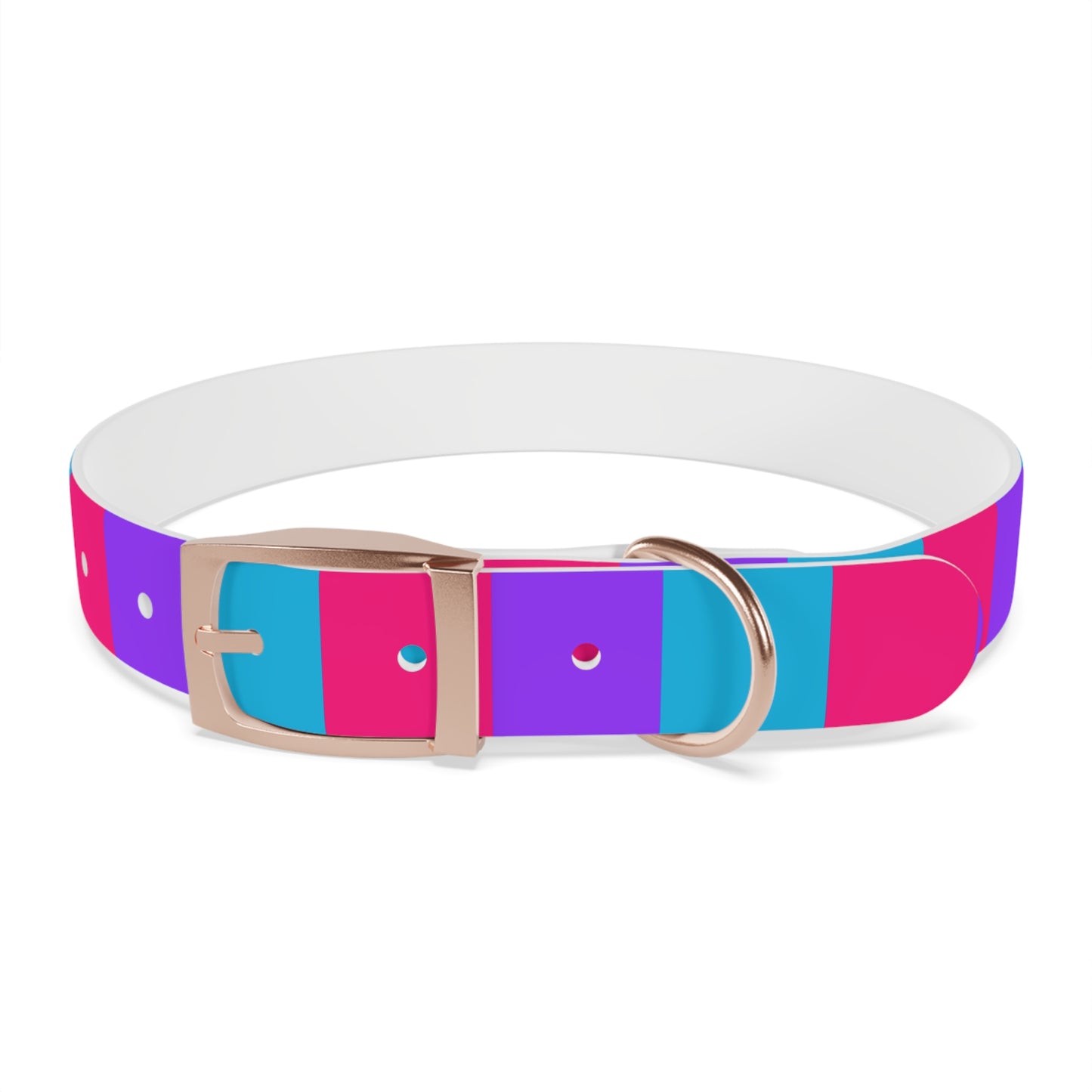 Androgyne Pride Flag Dog Collar
