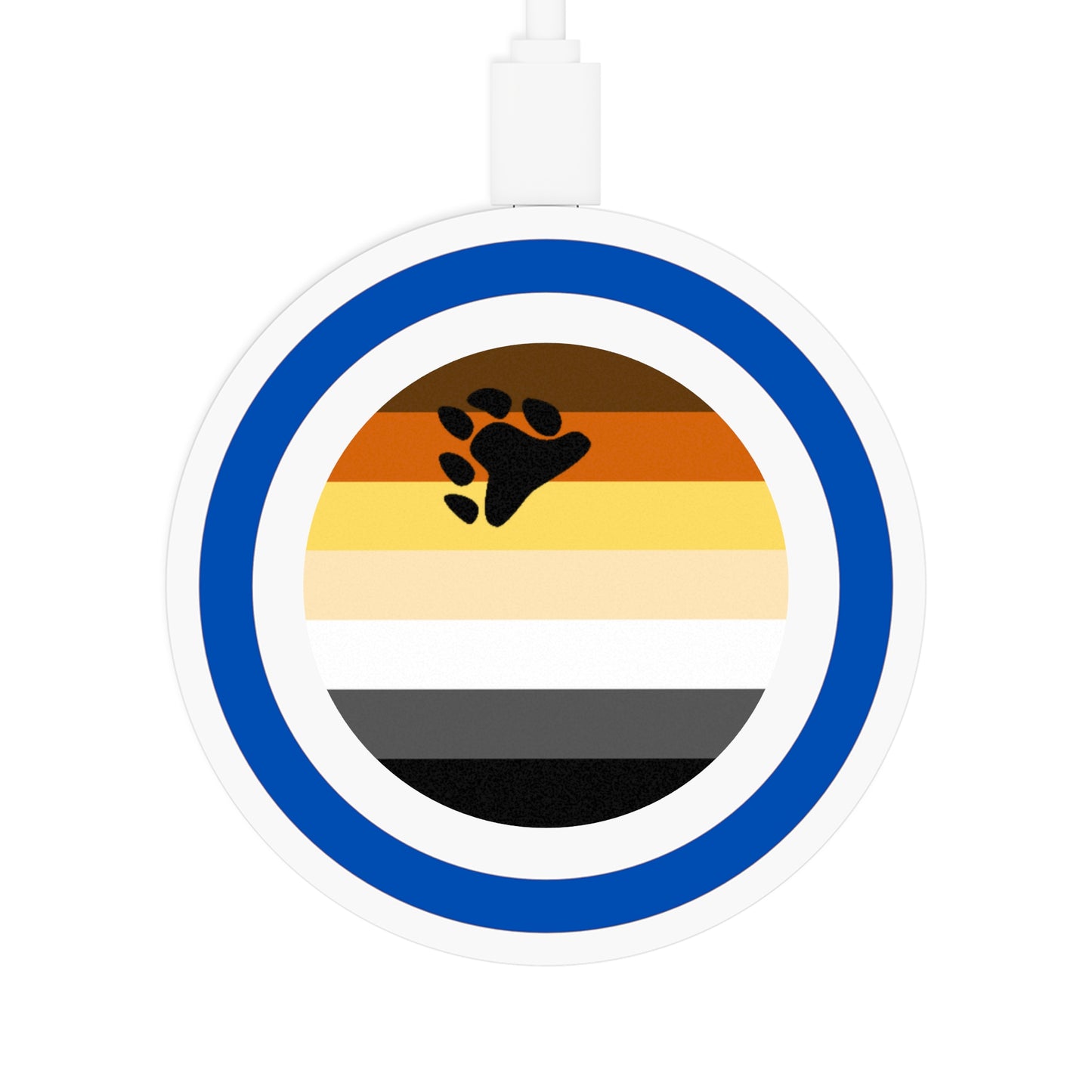 Bear Pride Flag Wireless Charger