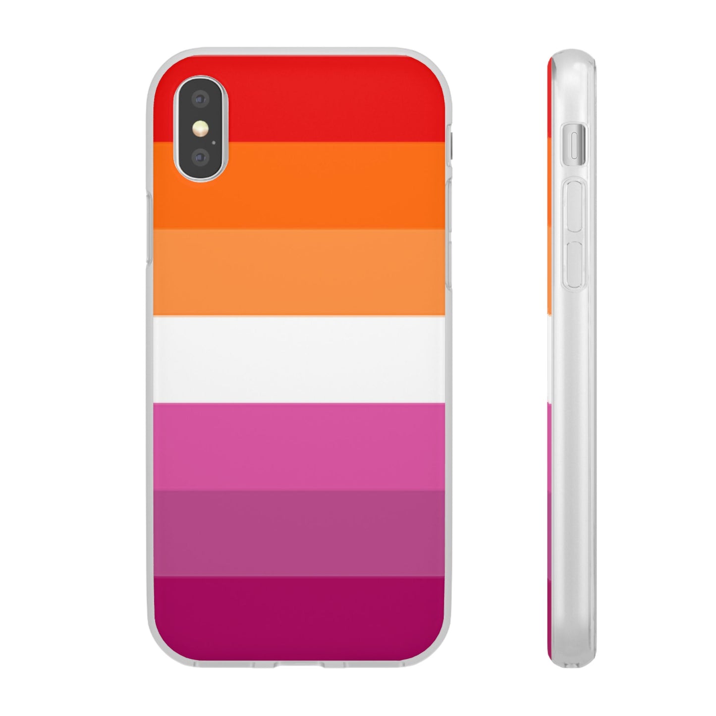 Lesbian Pride Flag iPhone Flexi Case - Multiple Generations