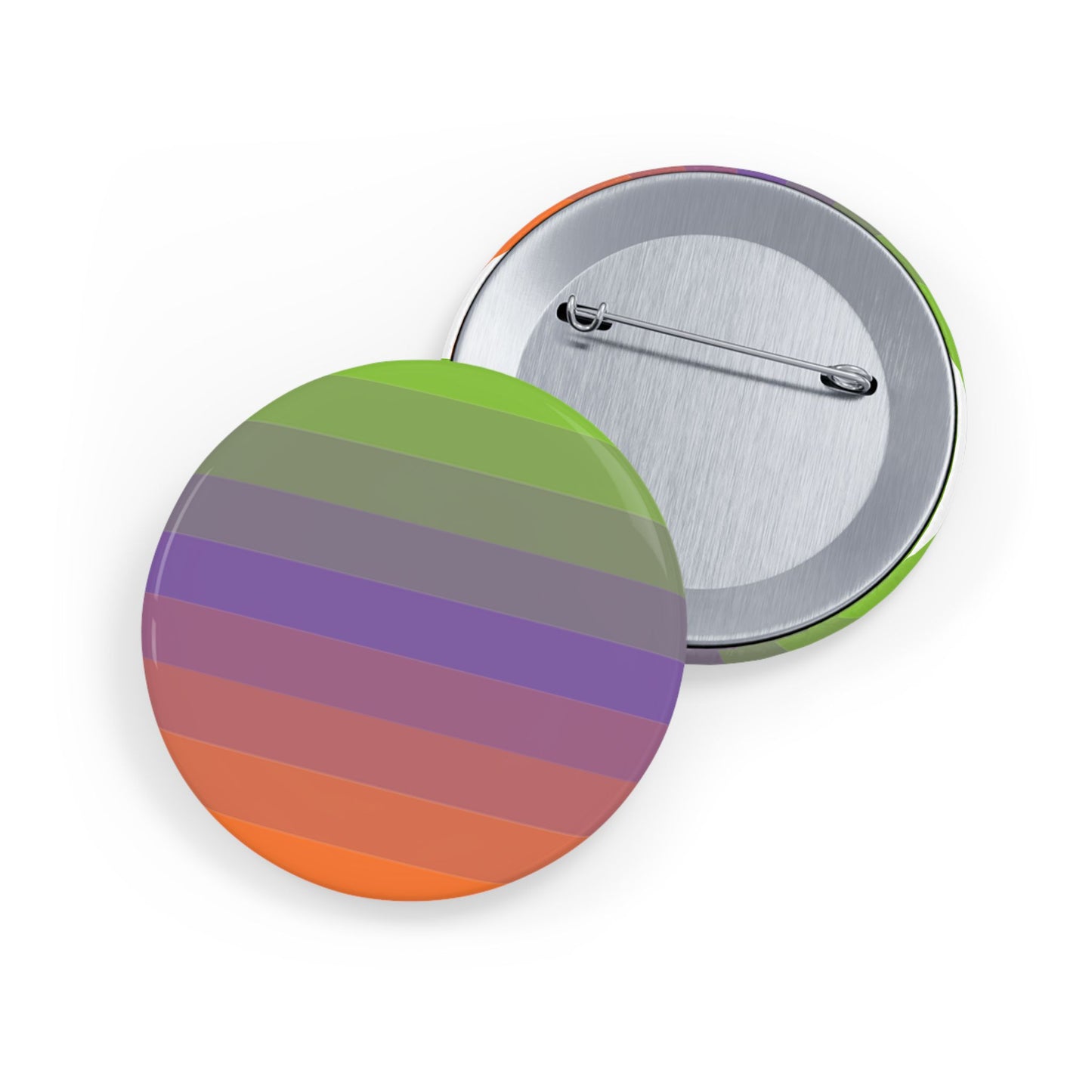 Aliagender Pride Flag Round Pin