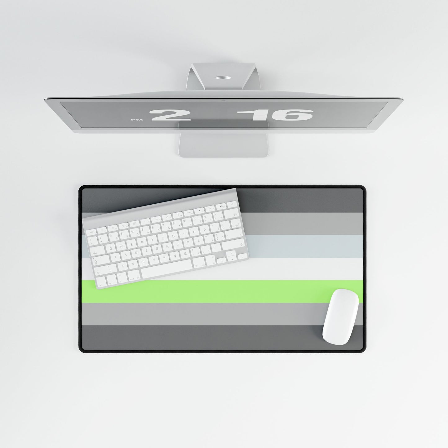 Demiagender Pride Flag Desk Mat - Multiple Sizes