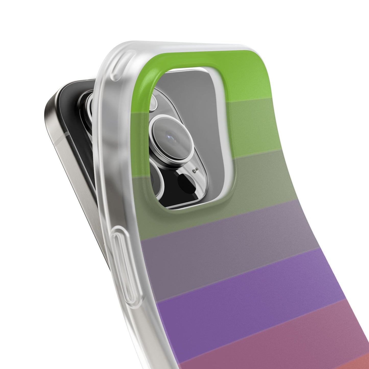 Aliagender Pride Flag iPhone Flexi Case - Multiple Generations