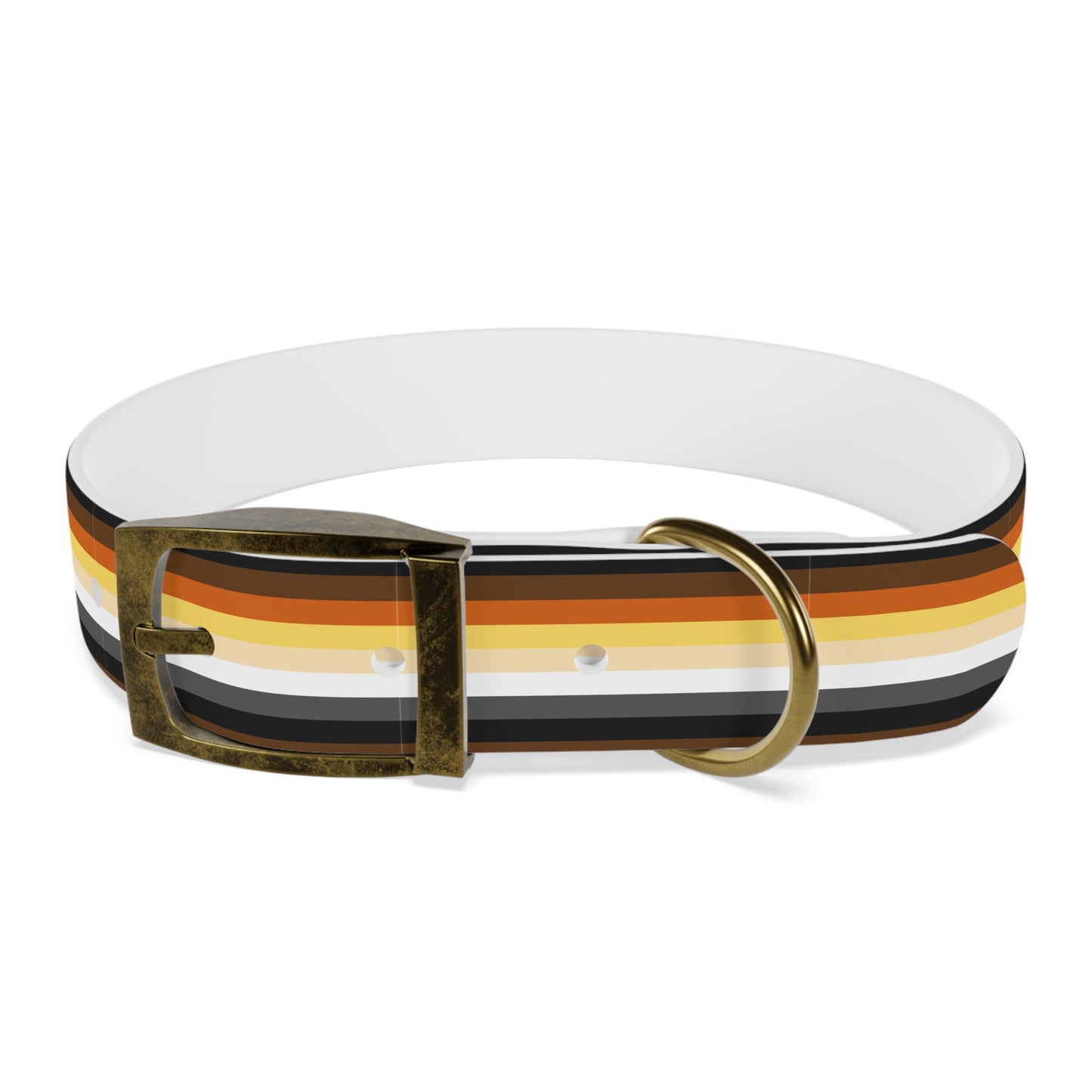 Bear Pride Flag Dog Collar