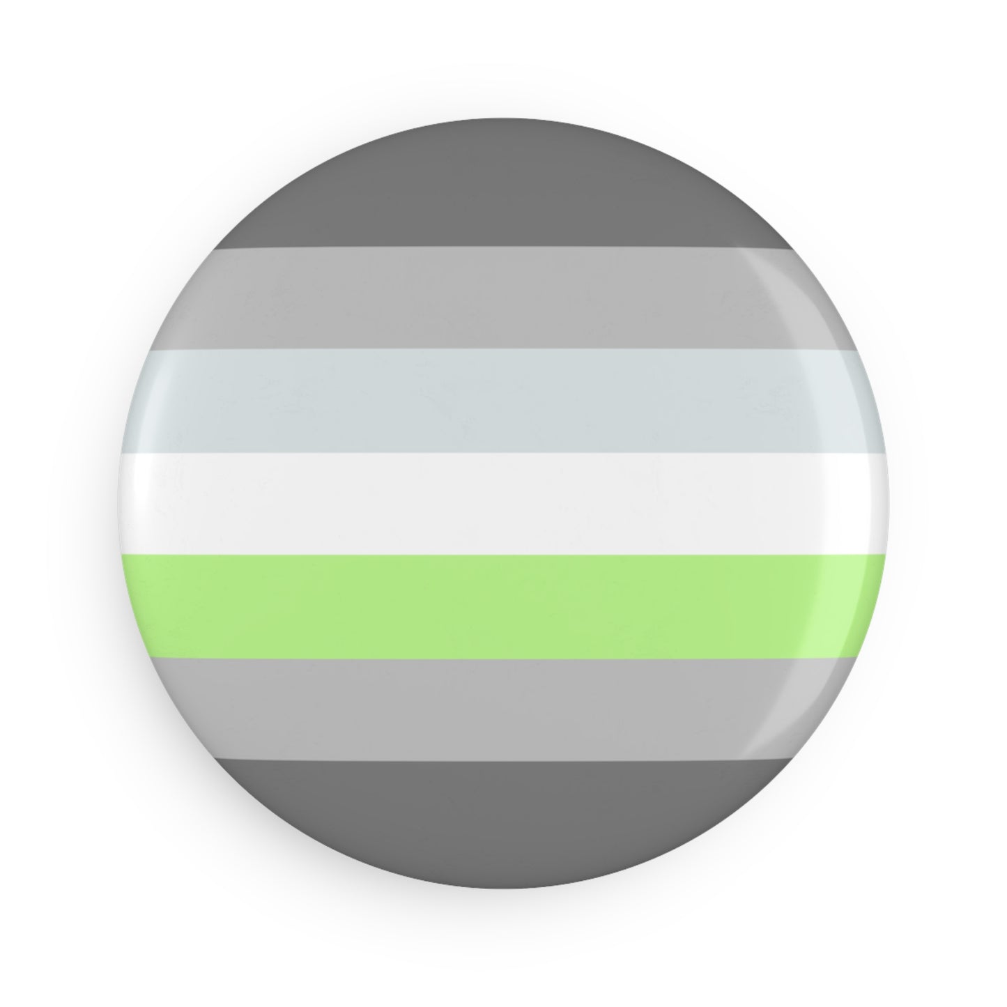 Demiagender Pride Flag Round Button Magnet