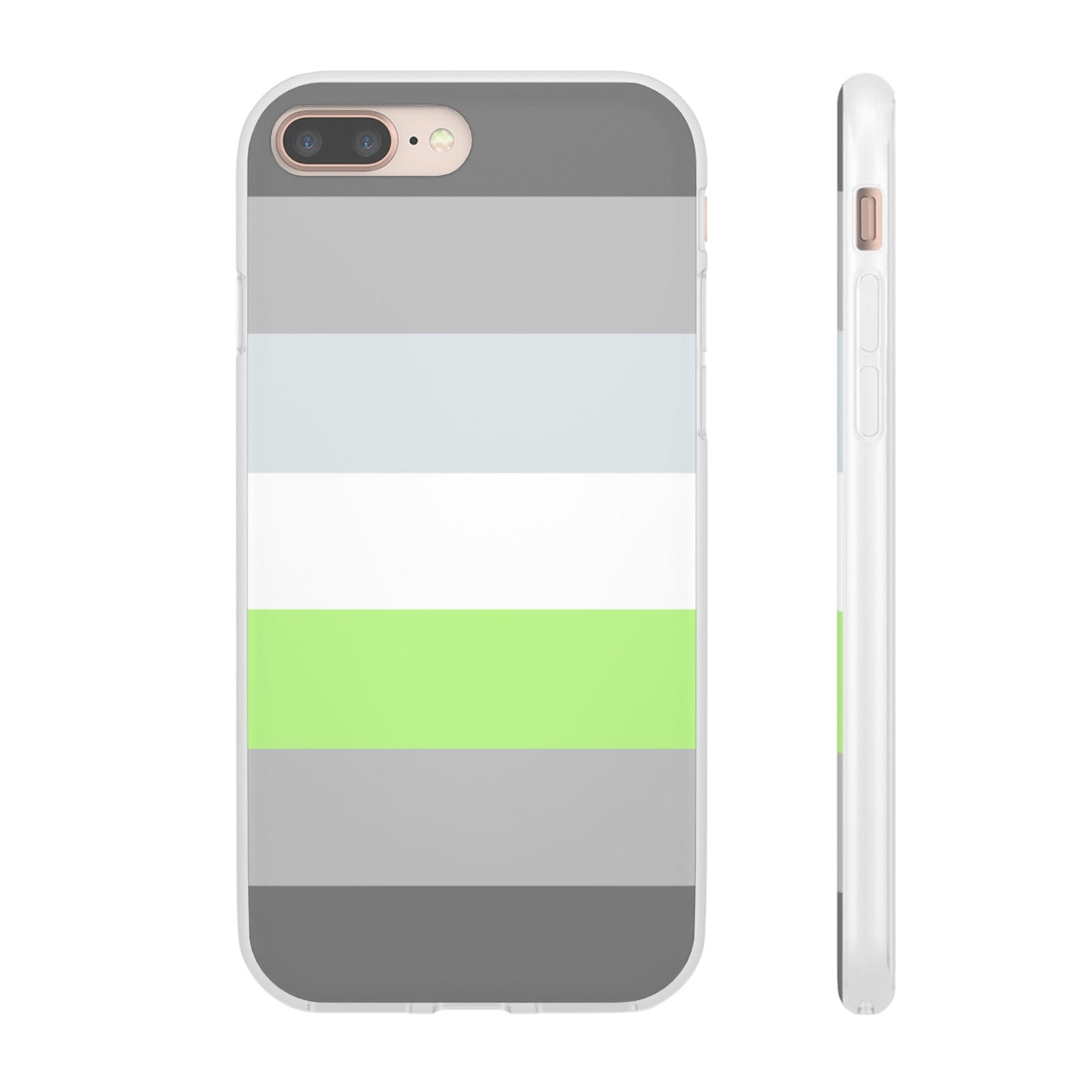 Demiagender Pride Flag iPhone Flexi Case - Multiple Generations