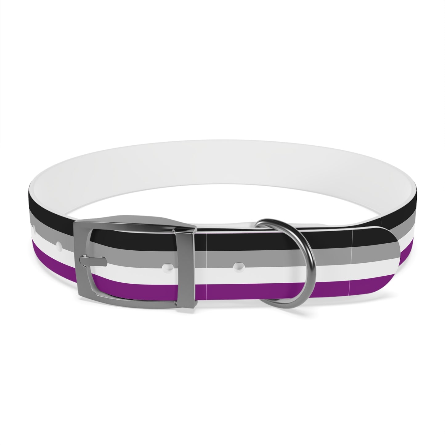 Asexual Pride Flag Dog Collar