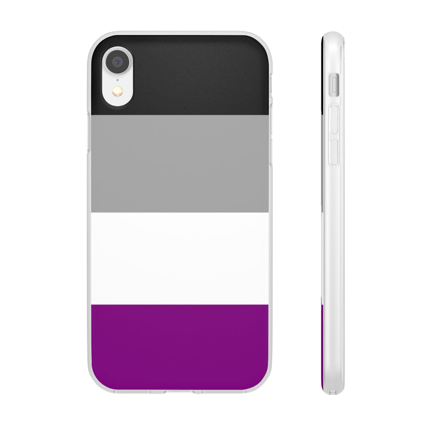Asexual Pride Flag iPhone Flexi Case - Multiple Generations