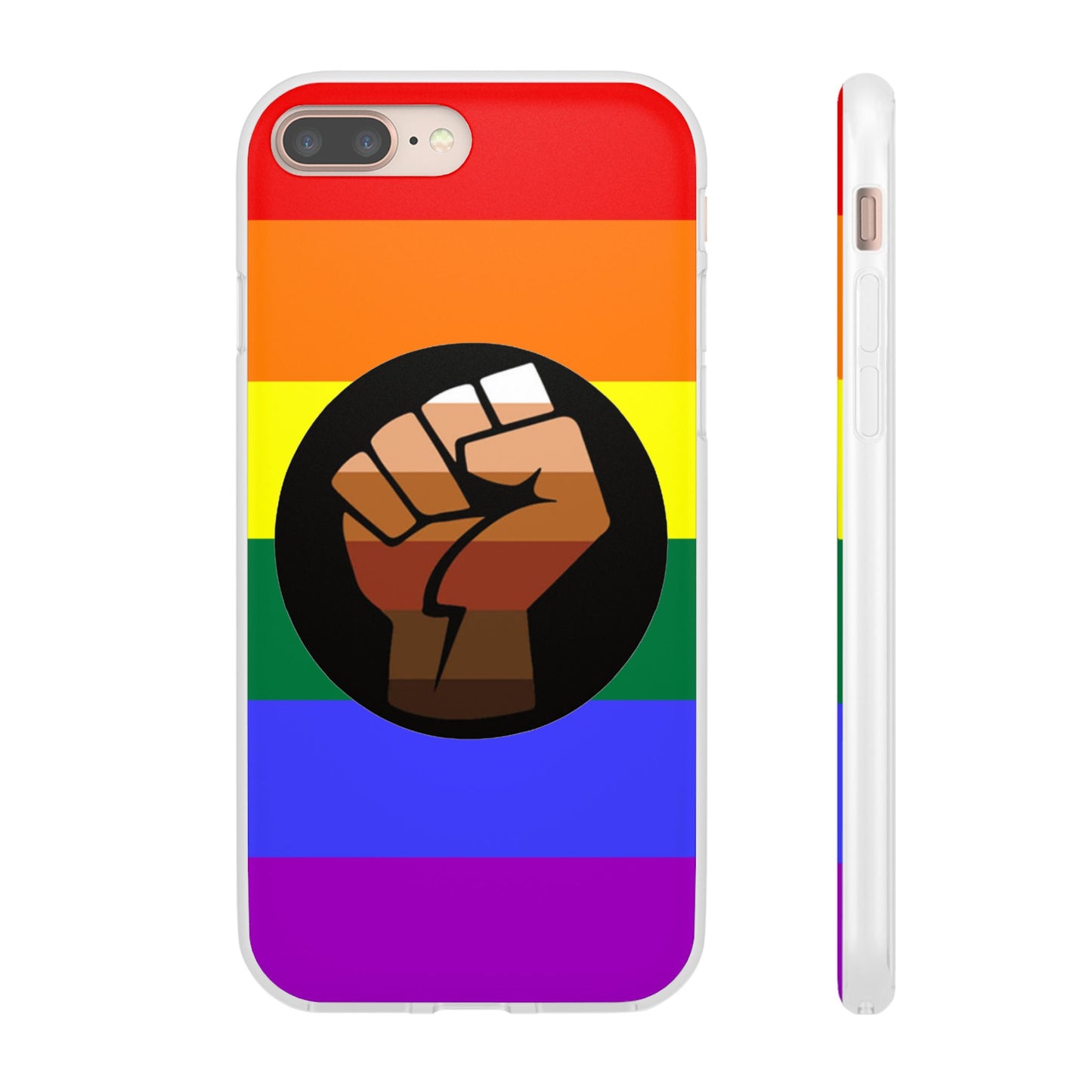QPOC Pride Flag iPhone Flexi Case - Multiple Generations
