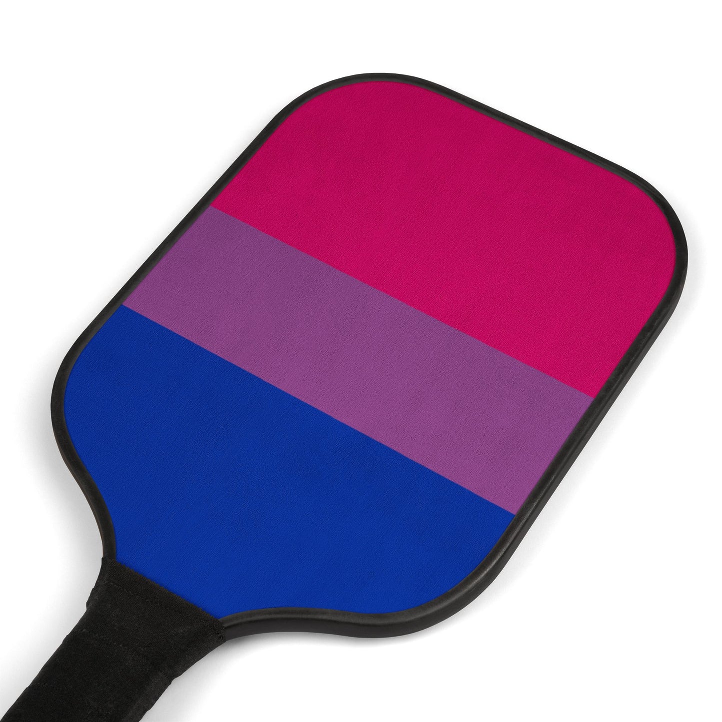 Bisexual Pride Flag Pickleball Paddle Set