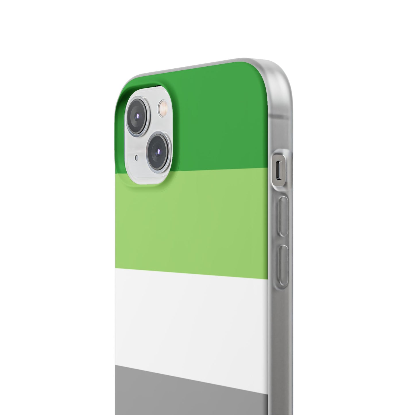 Aromantic Pride Flag iPhone Flexi Case - Multiple Generations