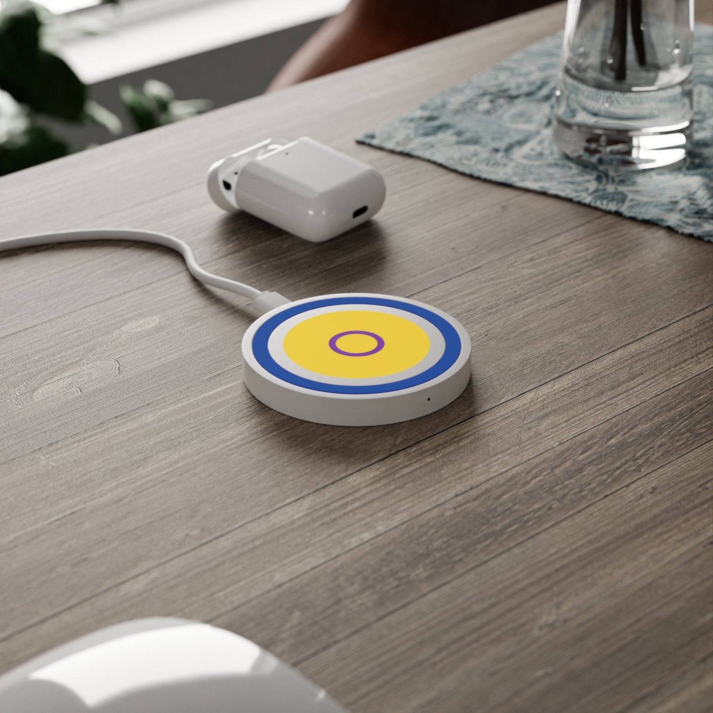Intersex Pride Flag Wireless Charger