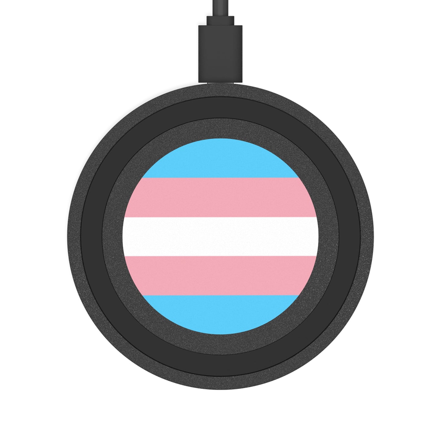 Transgender Pride Flag Wireless Charger