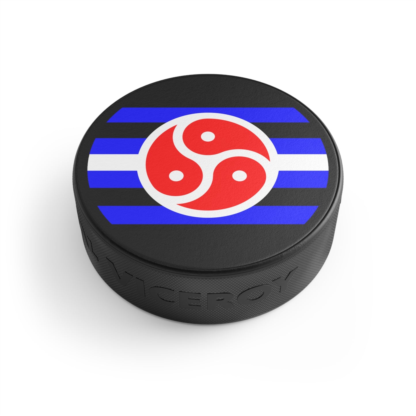 BDSM Fetish Pride Flag Hockey Puck
