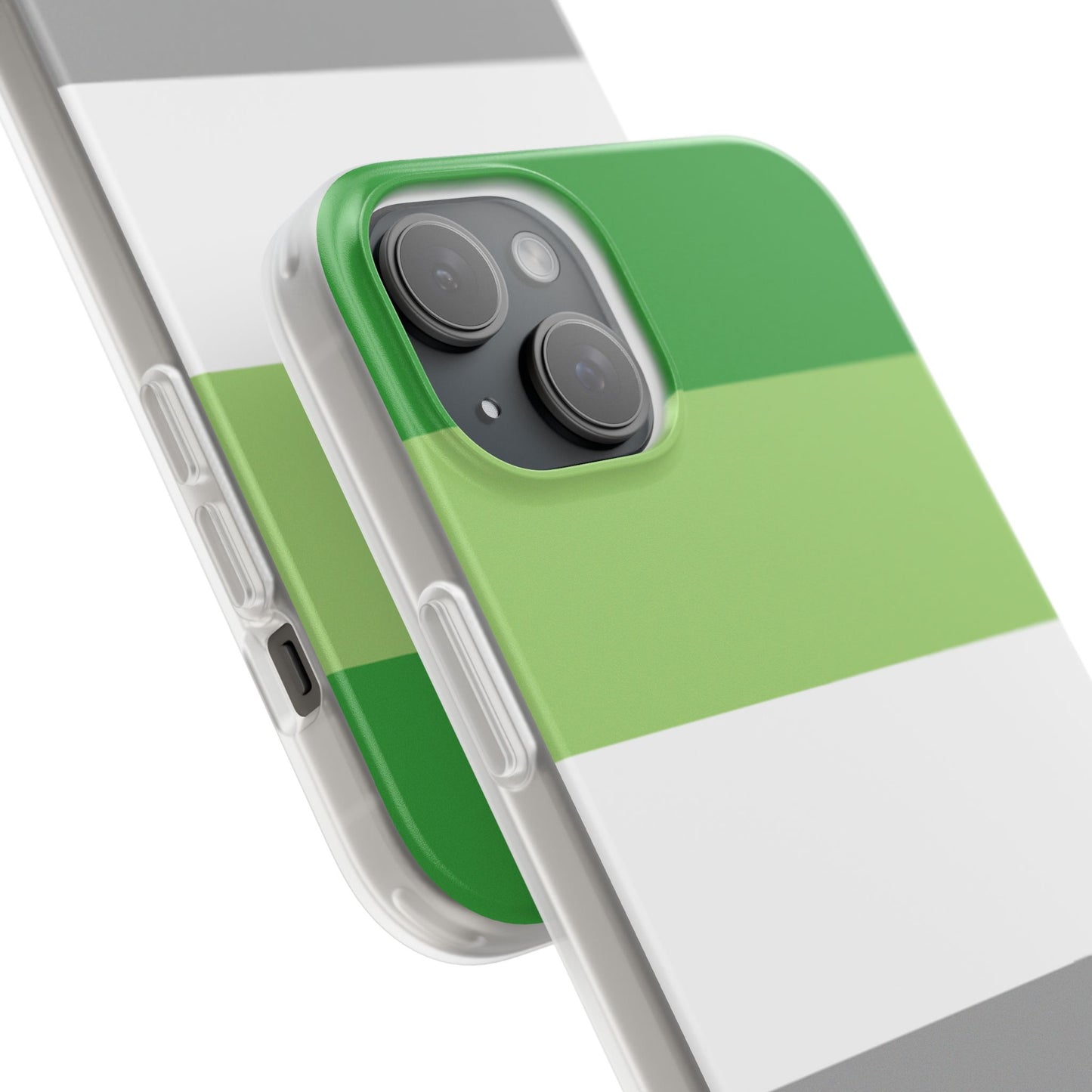 Aromantic Pride Flag iPhone Flexi Case - Multiple Generations