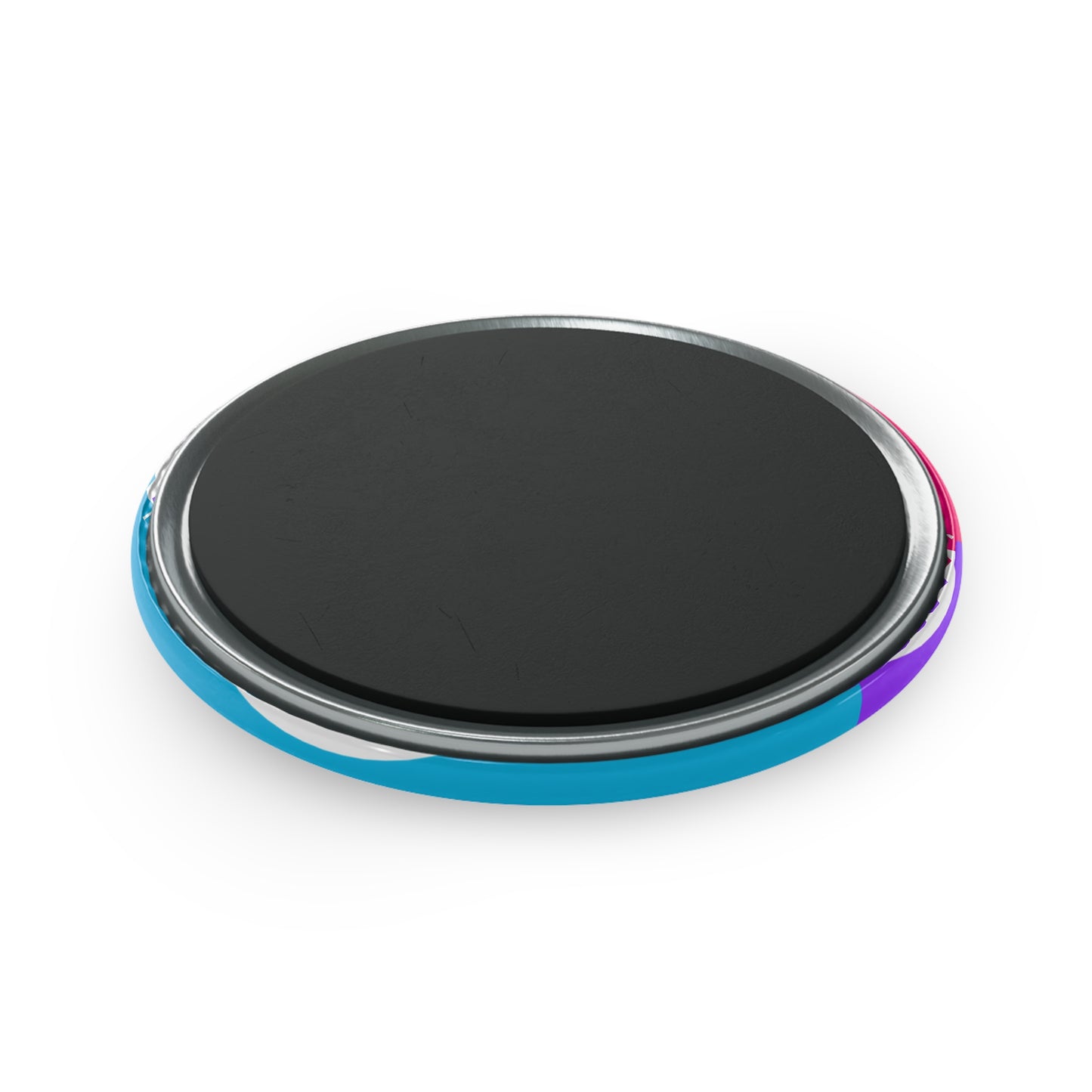 Androgyne Pride Flag Round Button Magnet