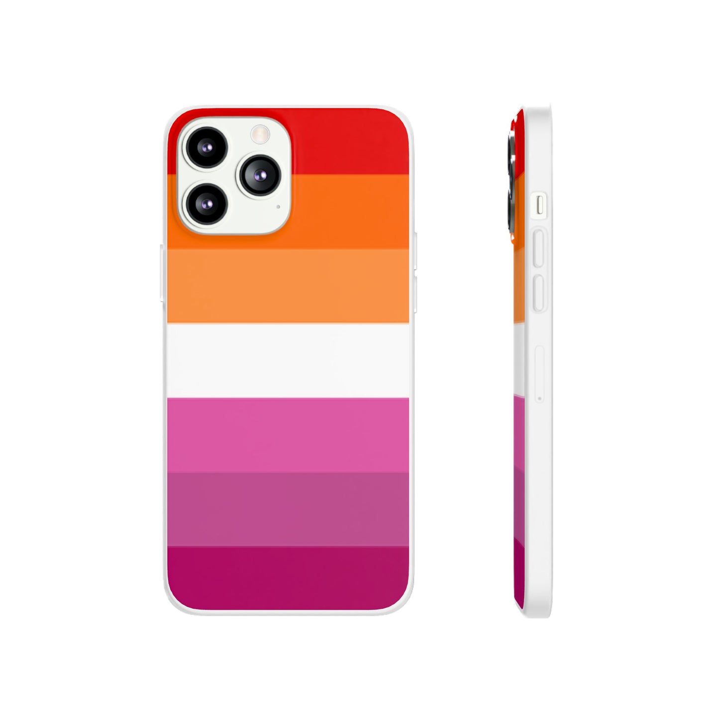 Lesbian Pride Flag iPhone Flexi Case - Multiple Generations