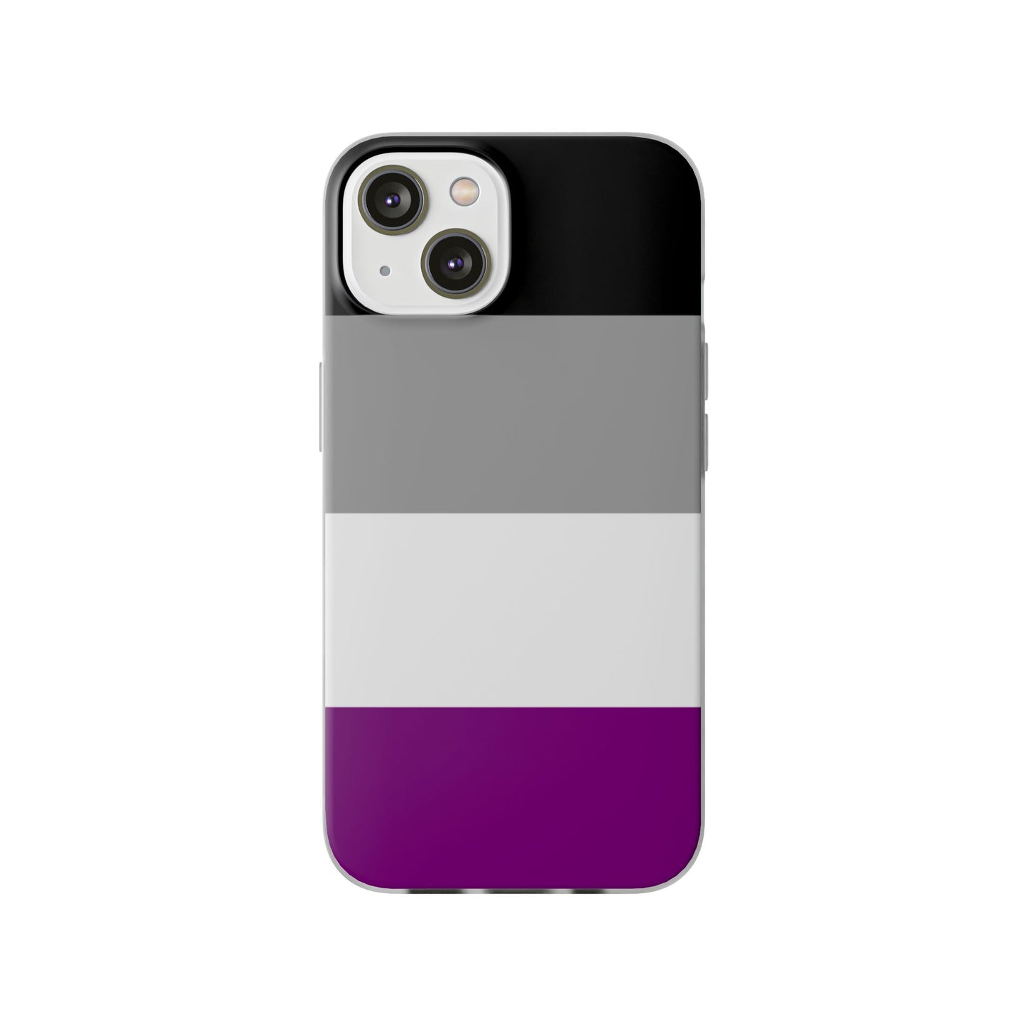 Asexual Pride Flag iPhone Flexi Case - Multiple Generations